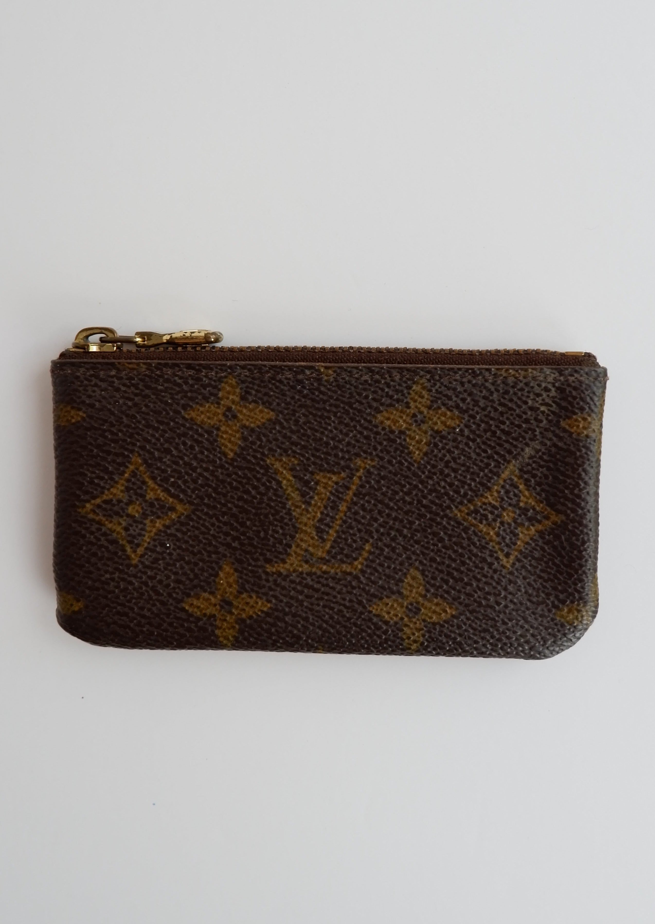 Porte-clés / porte-cartes Louis Vuitton Monogram Pochette Cle d'occasion authentique