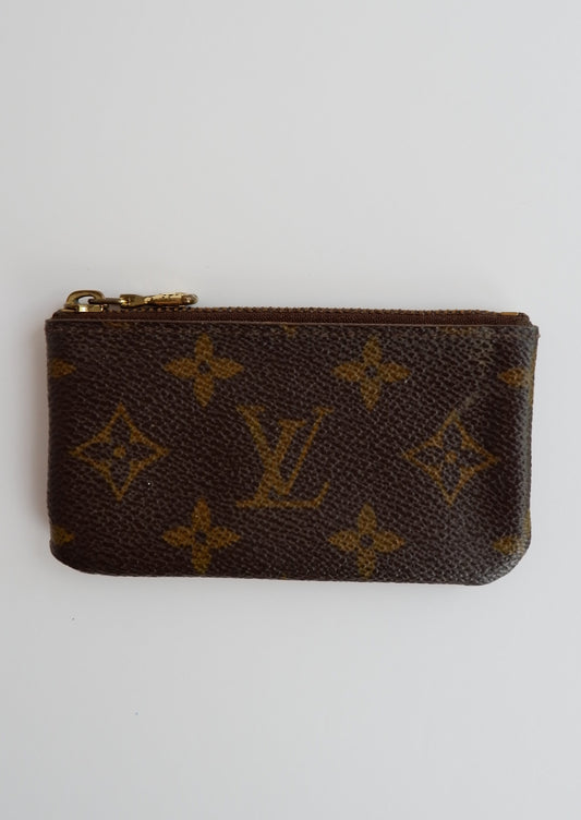 Authentic Preowned Louis Vuitton Monogram Pochette Cle / Card Holder