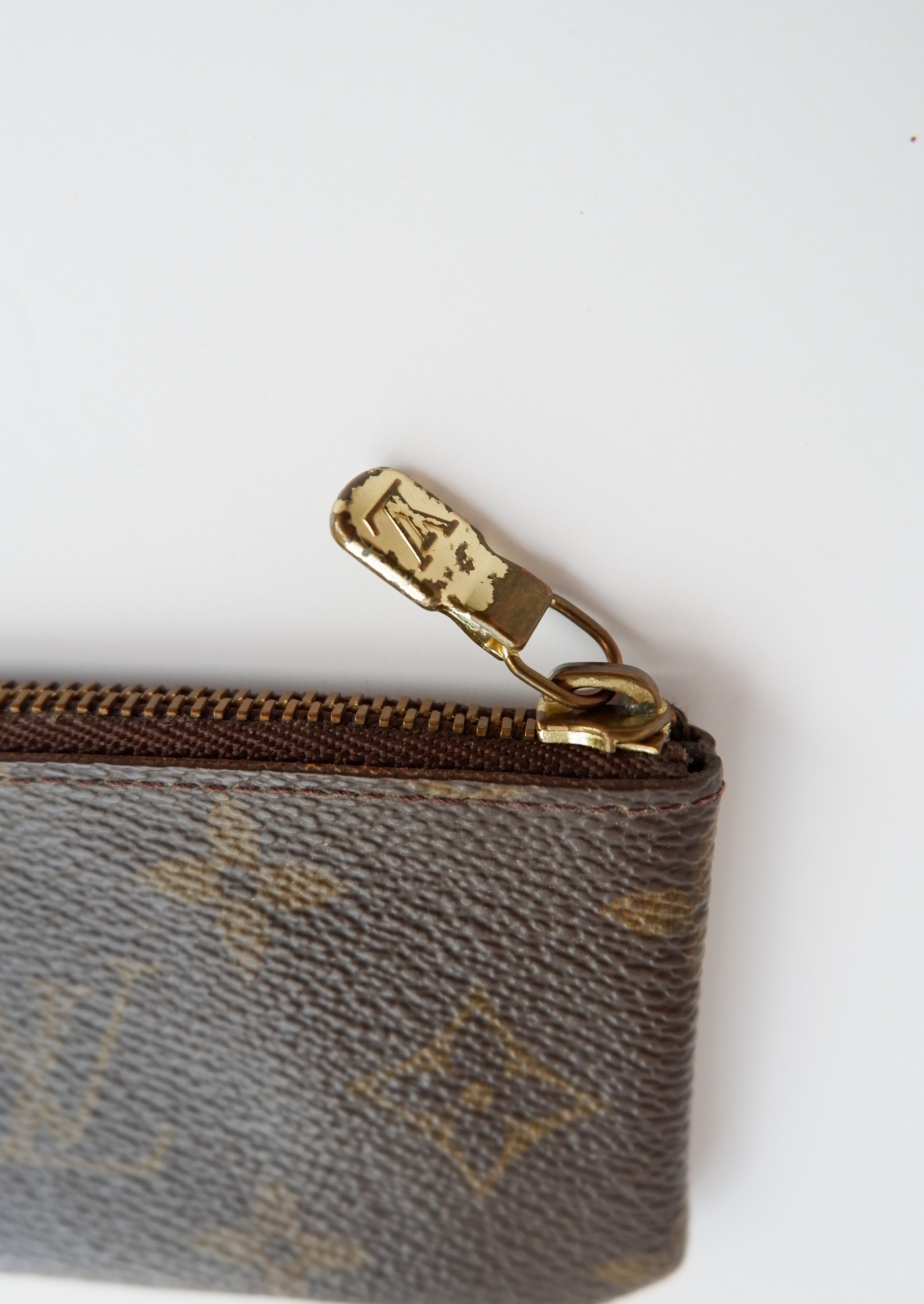 Porte-clés / porte-cartes Louis Vuitton Monogram Pochette Cle d'occasion authentique
