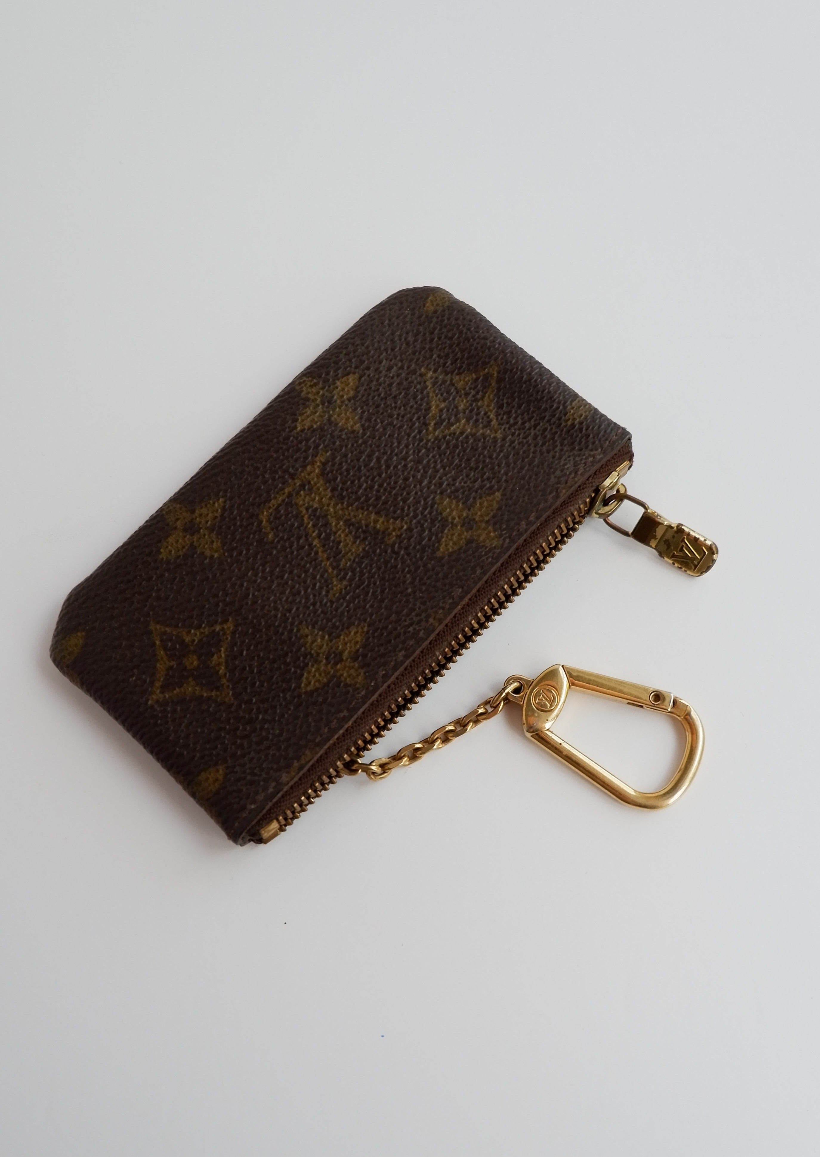 Porte-clés / porte-cartes Louis Vuitton Monogram Pochette Cle d'occasion authentique