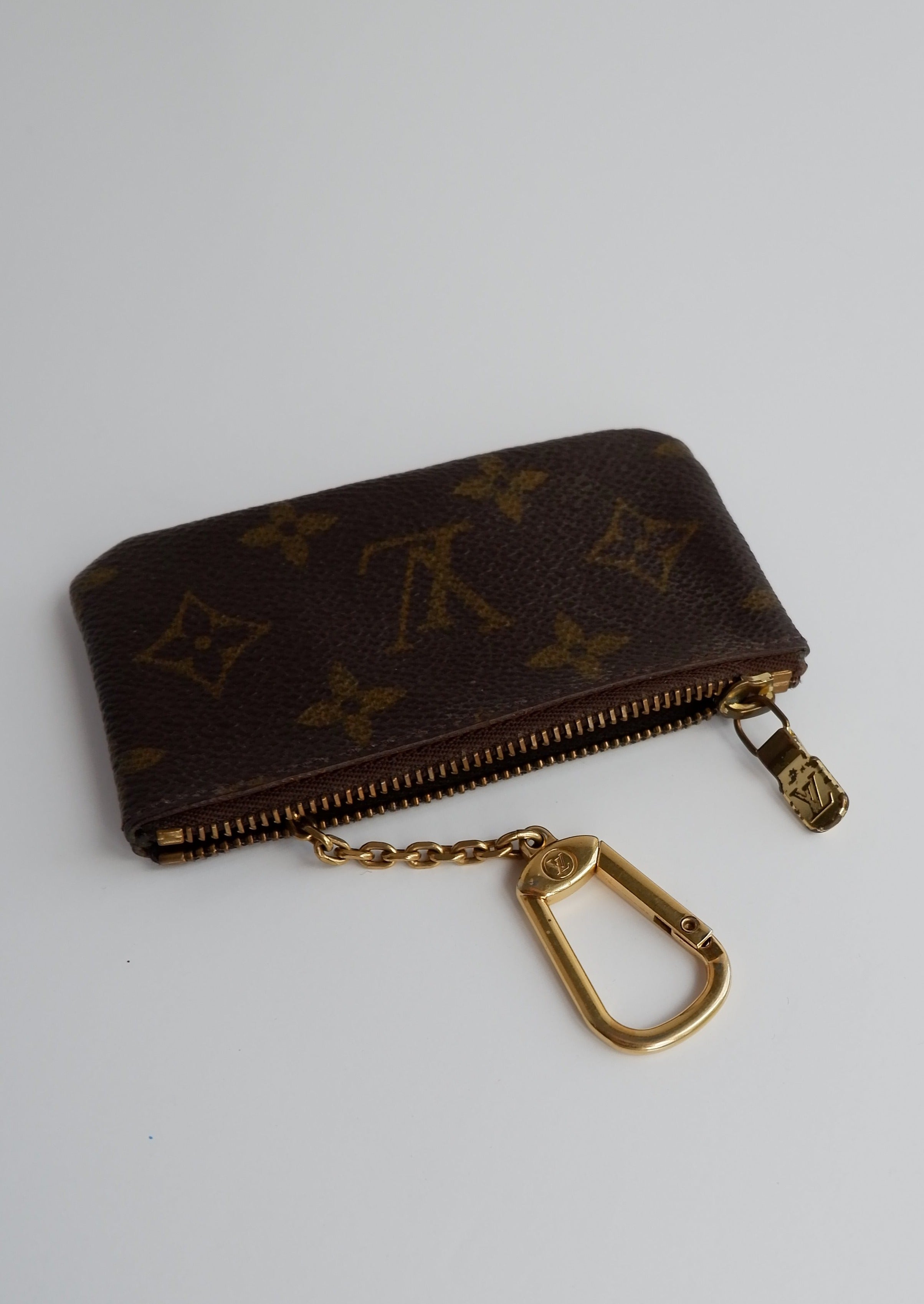 Porte-clés / porte-cartes Louis Vuitton Monogram Pochette Cle d'occasion authentique