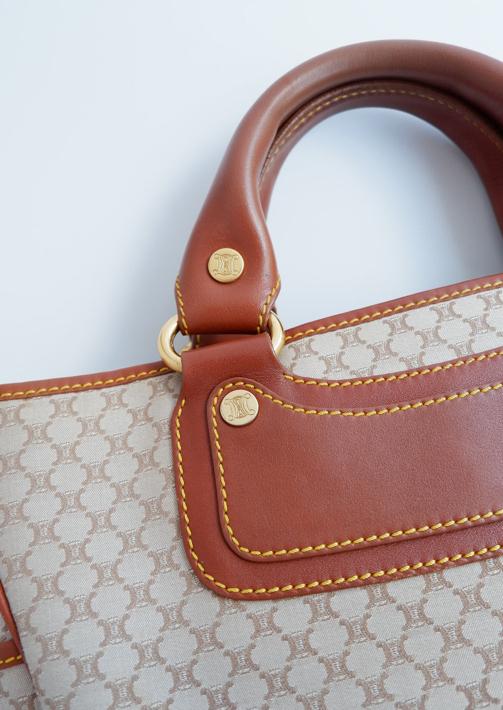 Authentic Preowned Vintage Celine Beige Boogie Bag