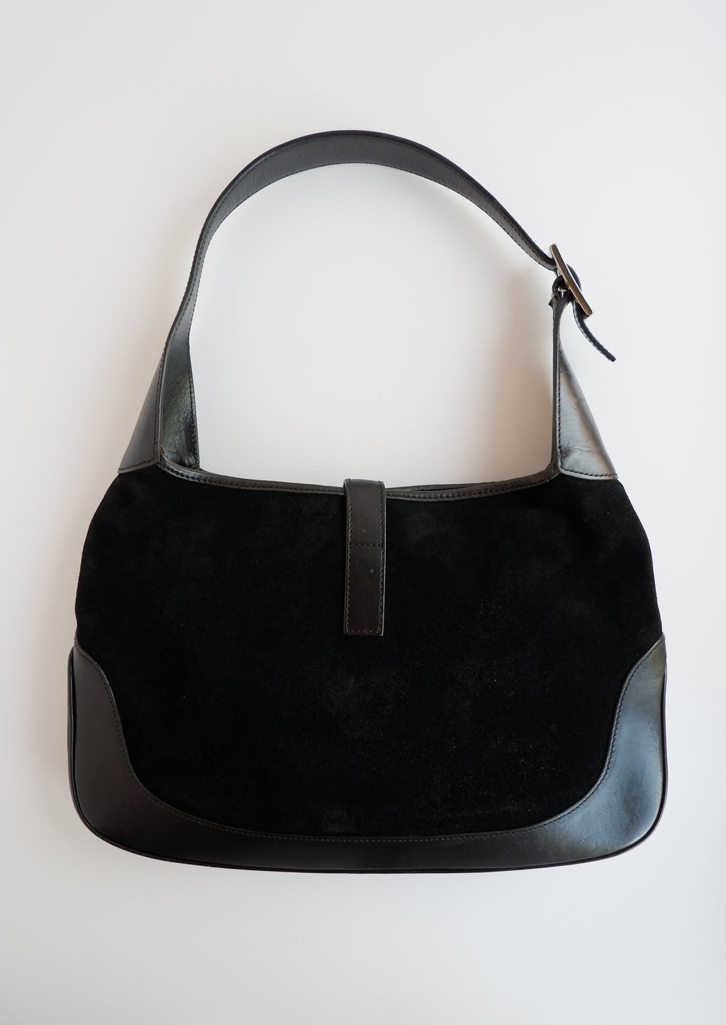 Authentique sac à bandoulière Gucci Jackie noir d'occasion