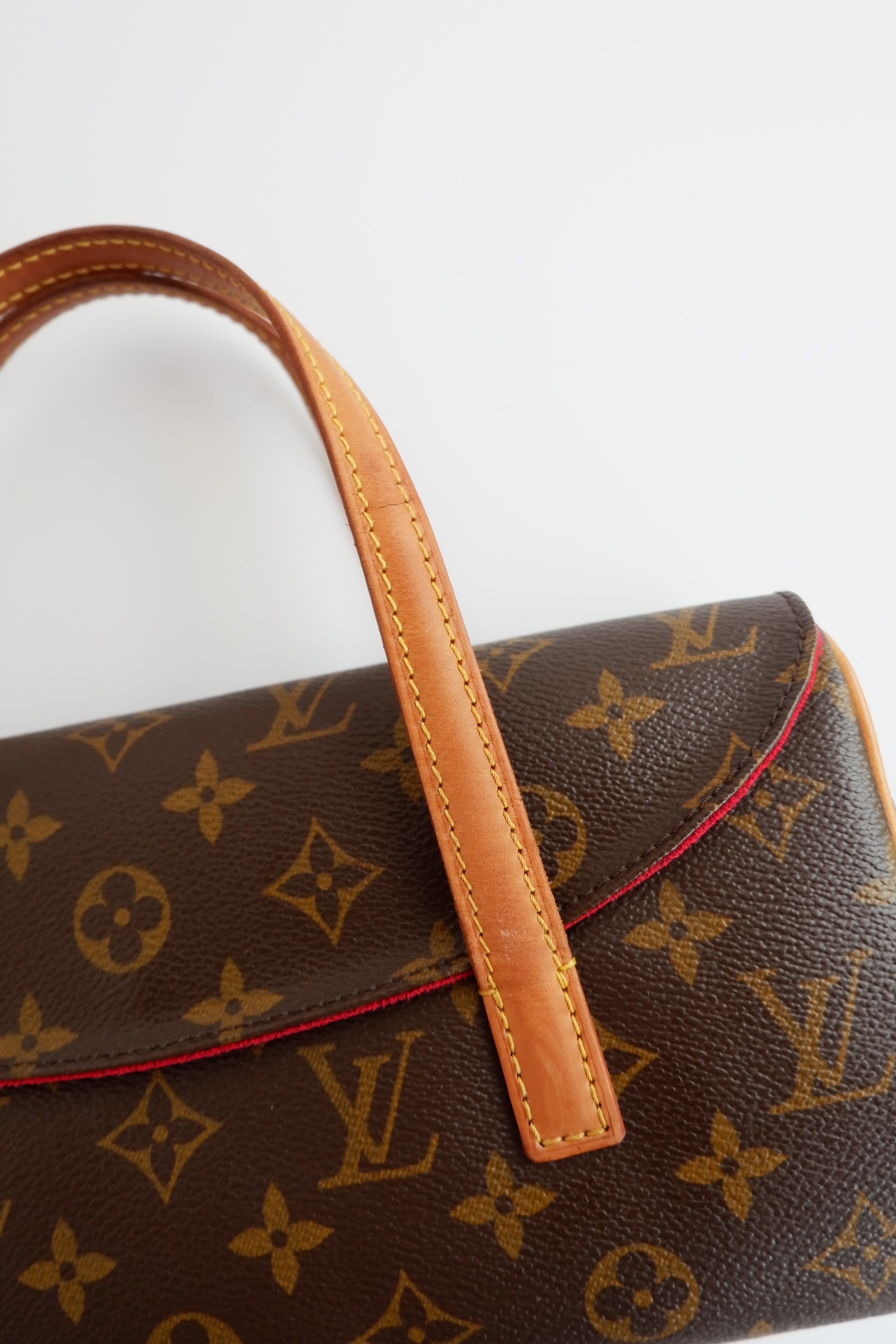Authentique sac à main Louis Vuitton Monogram Sonatine d'occasion