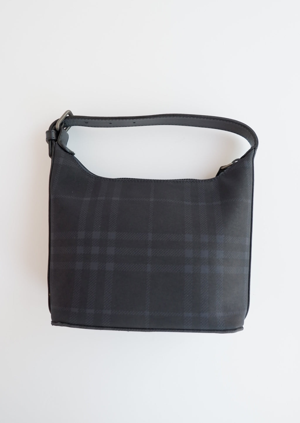 Authentique sac à main micro Burberry noir en toile d'occasion