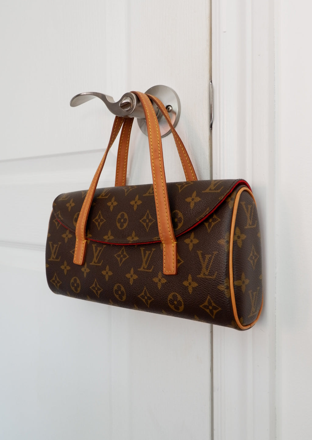 Authentique sac à main Louis Vuitton Monogram Sonatine d'occasion