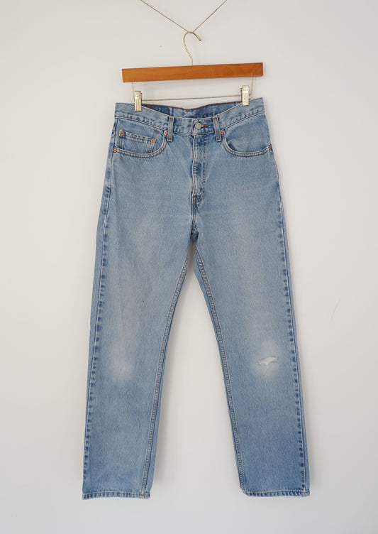 Levis Vintage 505 Relaxed Fit Straight Leg Jeans - 30