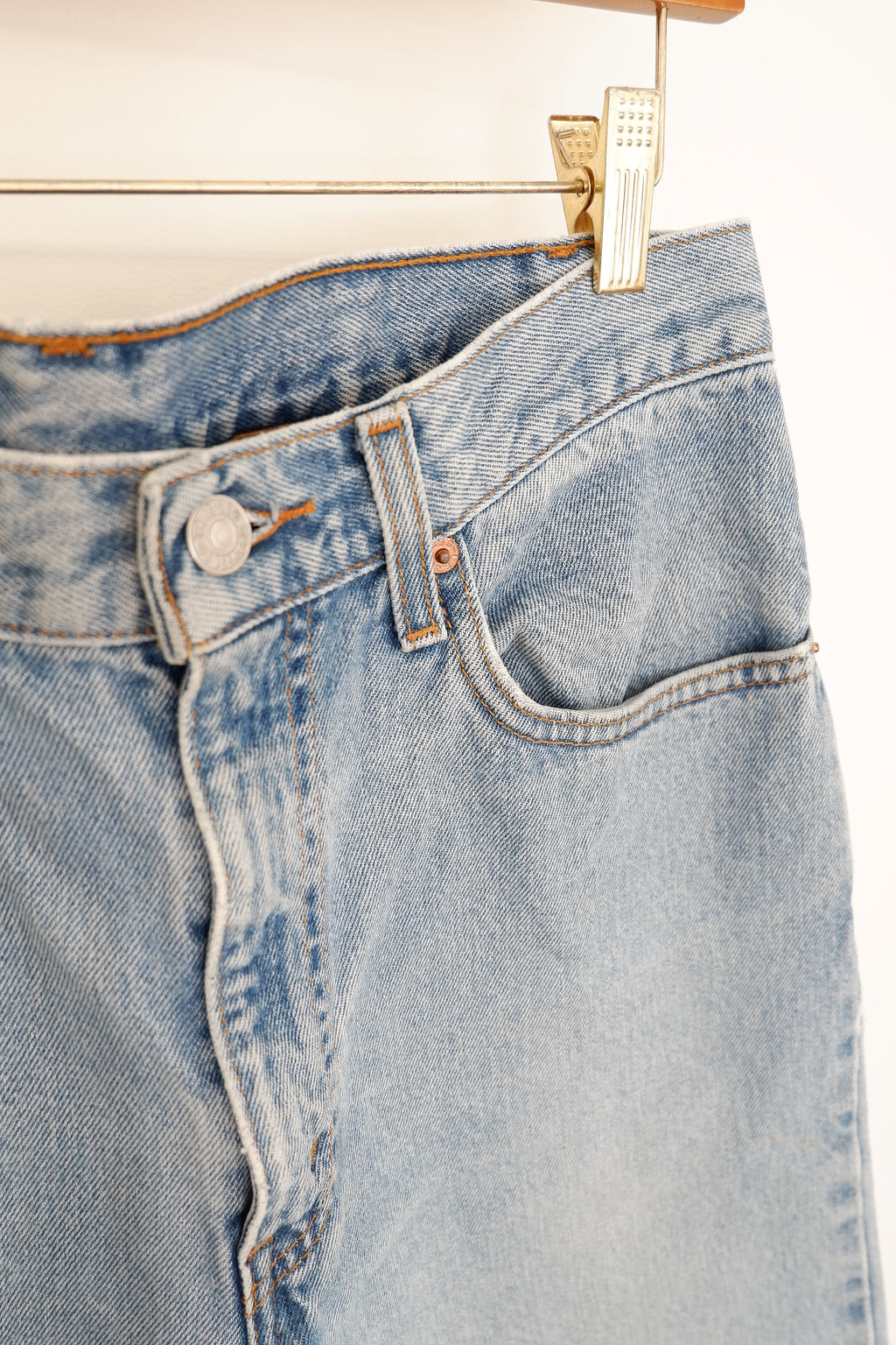 Levis Vintage 505 Relaxed Fit Straight Leg Jeans - 30