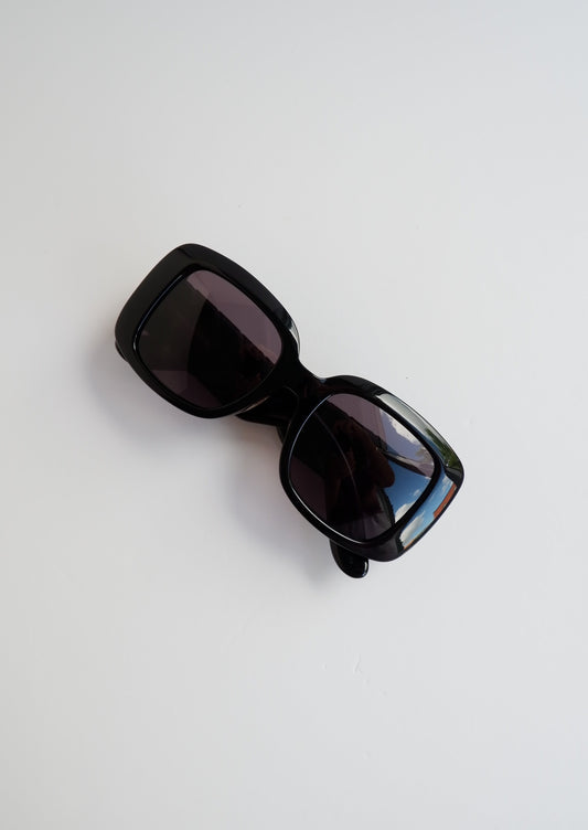 Authentic Preowned Bottega Veneta Black Square Frame Woven Arm Sunglasses