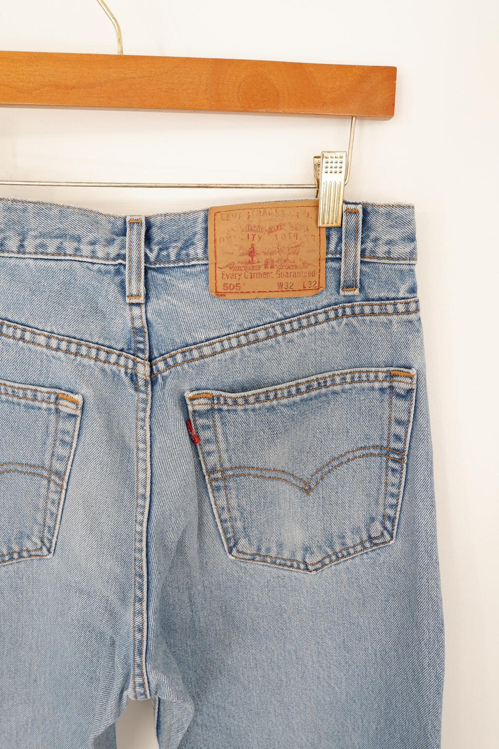 Levis Vintage 505 Relaxed Fit Straight Leg Jeans - 30