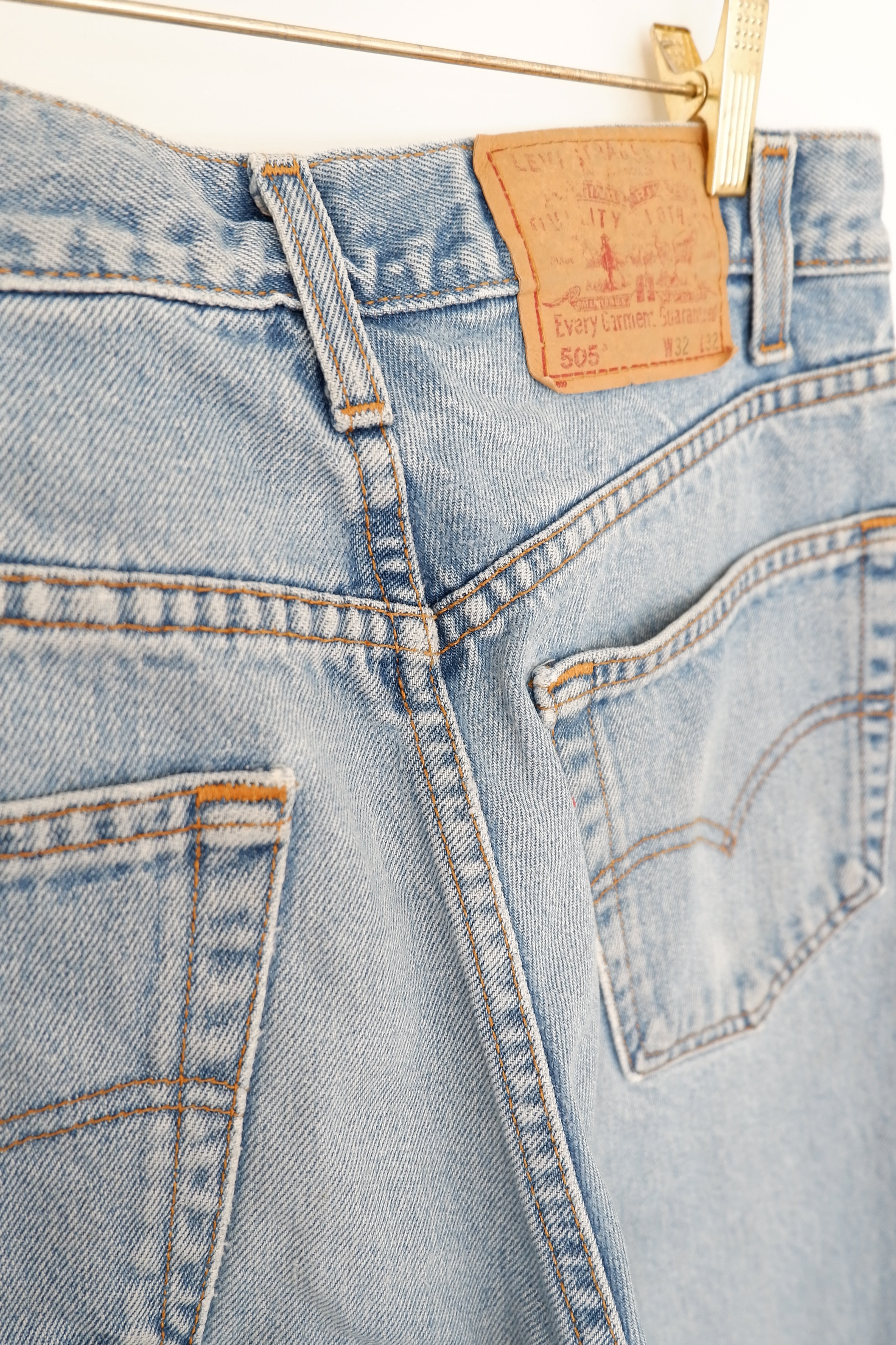 Levis Vintage 505 Relaxed Fit Straight Leg Jeans - 30