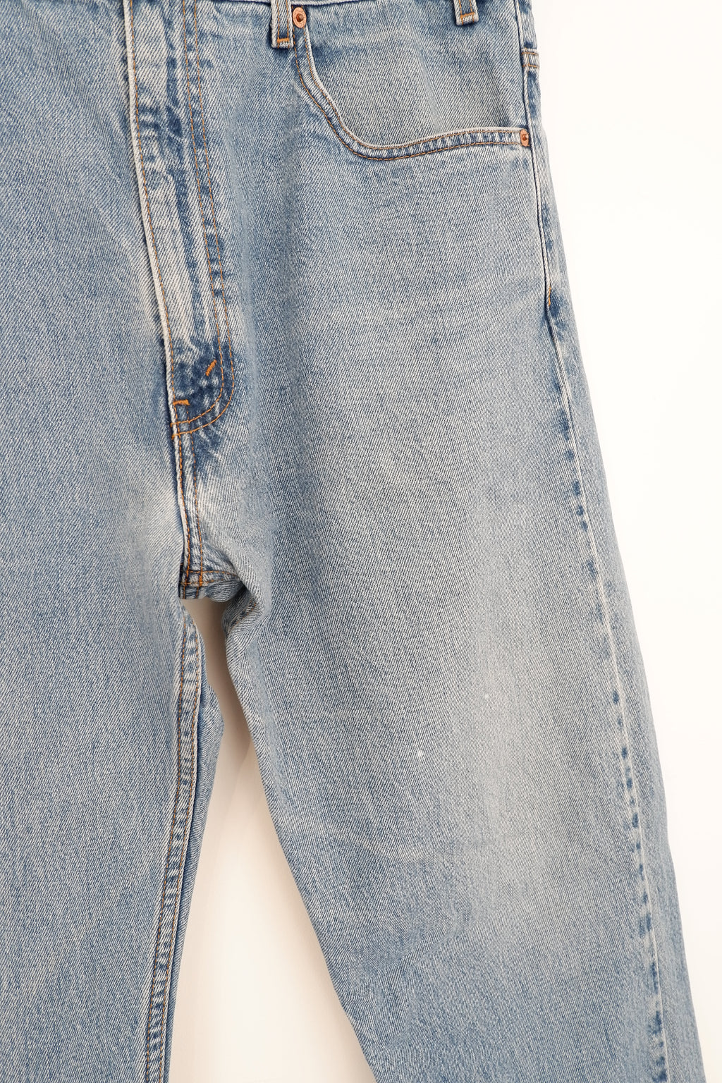 Levis Vintage 505 Medium Light Wash Regular Fit Jeans - 38