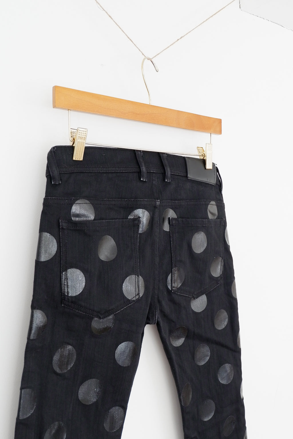 Diesel Black Polk A Dot Skinny Jeans - 26