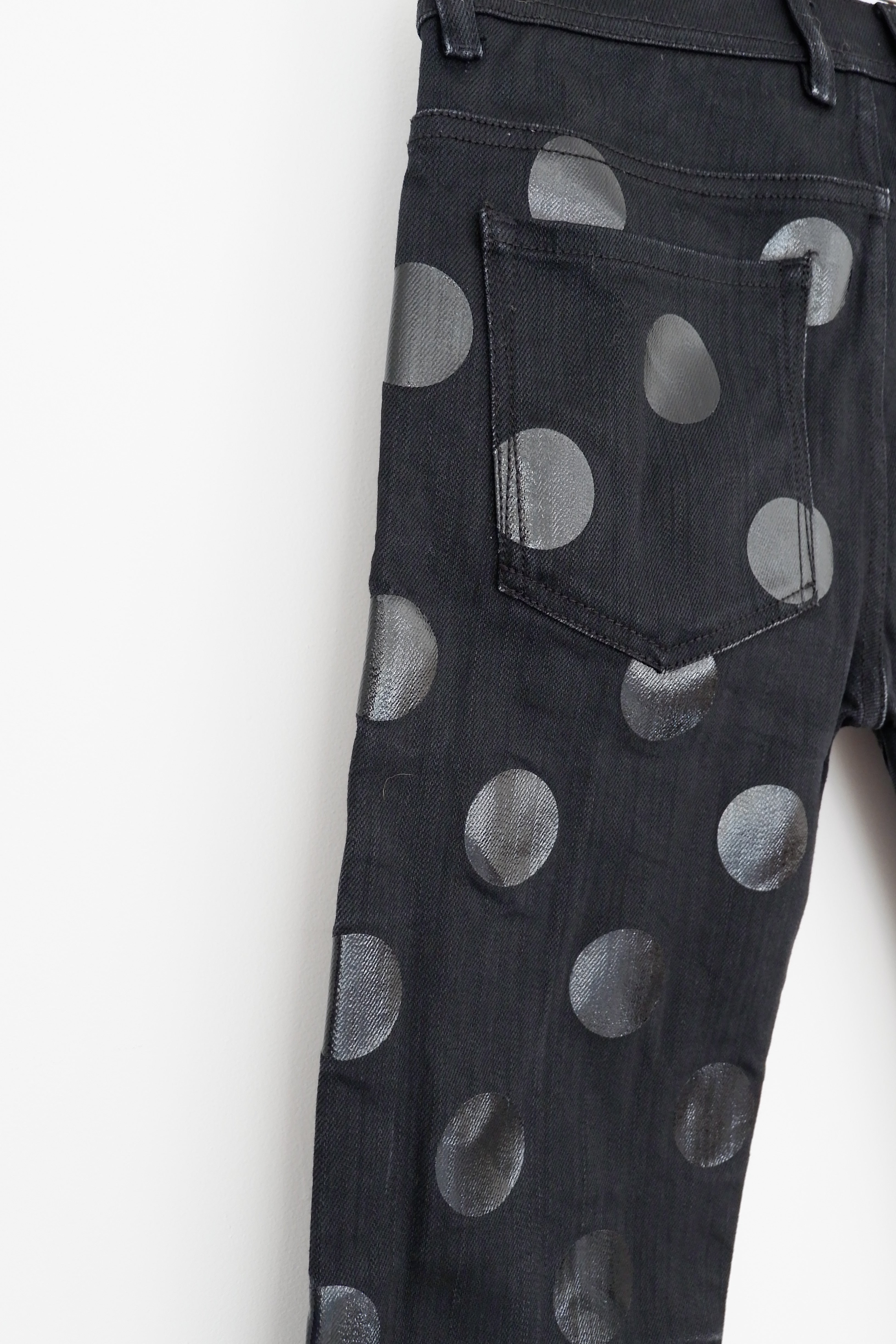 Diesel Black Polk A Dot Skinny Jeans - 26