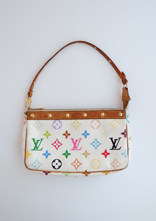 Authentic Preowned Louis Vuitton Monogram Multicolor Pochette Accessories