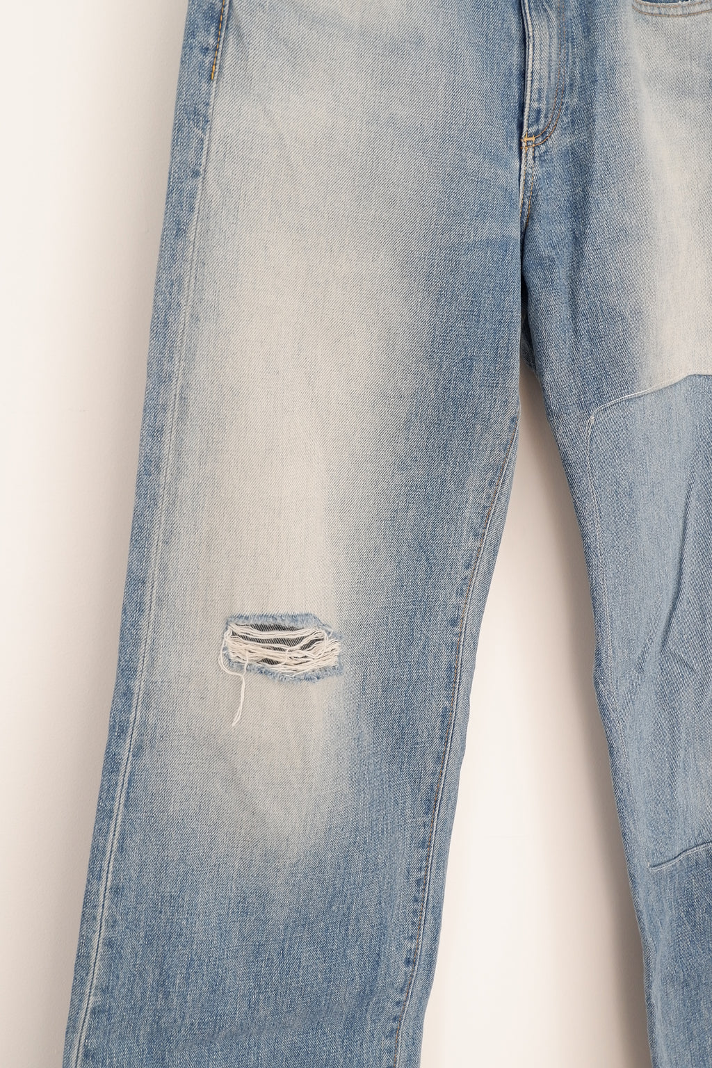 Simon Miller Light Wash Wide Leg Jeans - 26