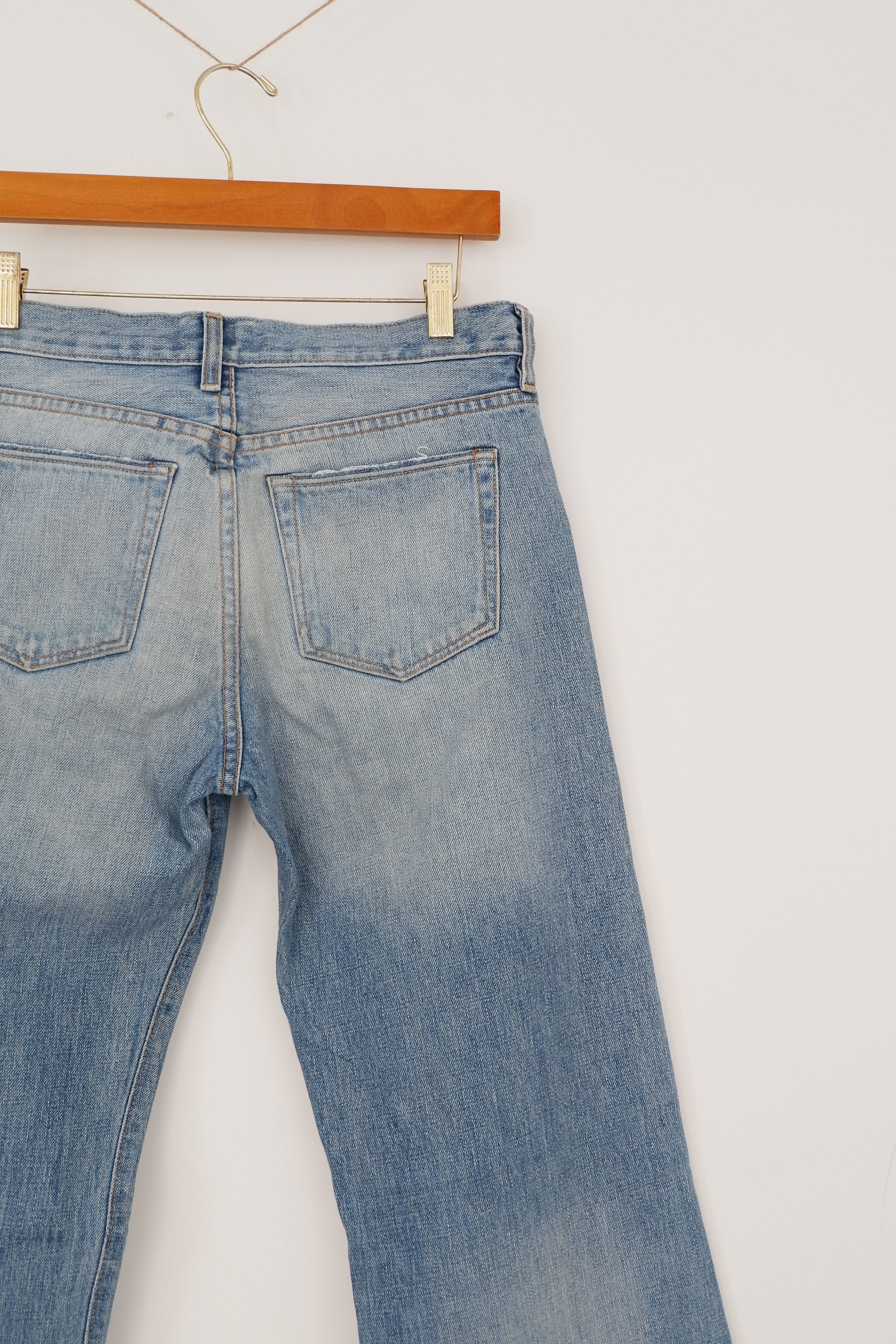Simon Miller Light Wash Wide Leg Jeans - 26