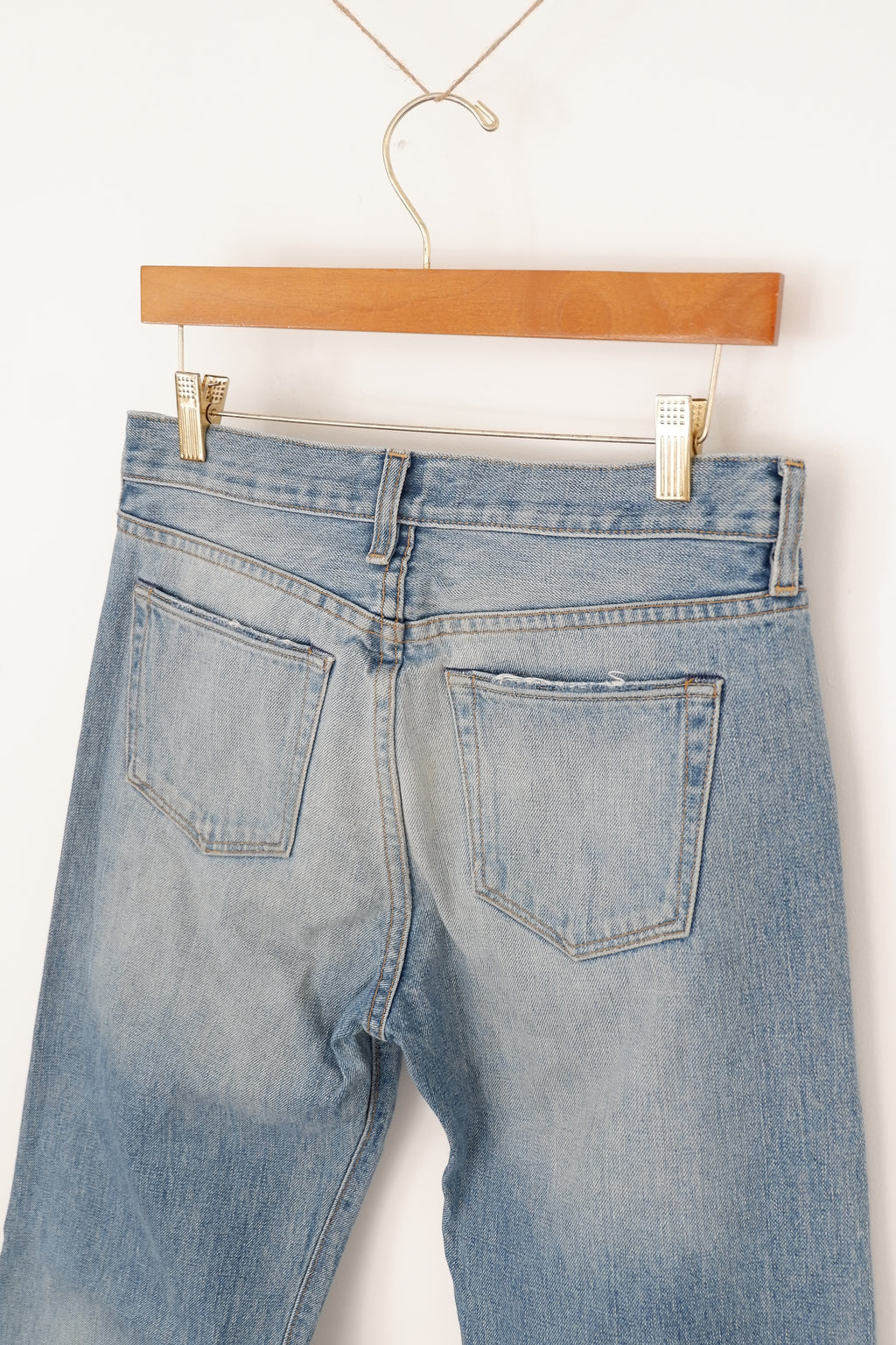 Simon Miller Light Wash Wide Leg Jeans - 26
