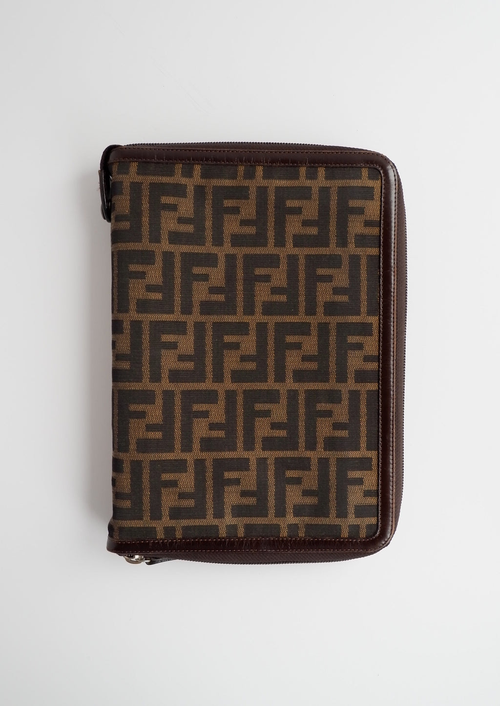 Authentic Preowned Vintage Fendi Zucca Agenda Cover