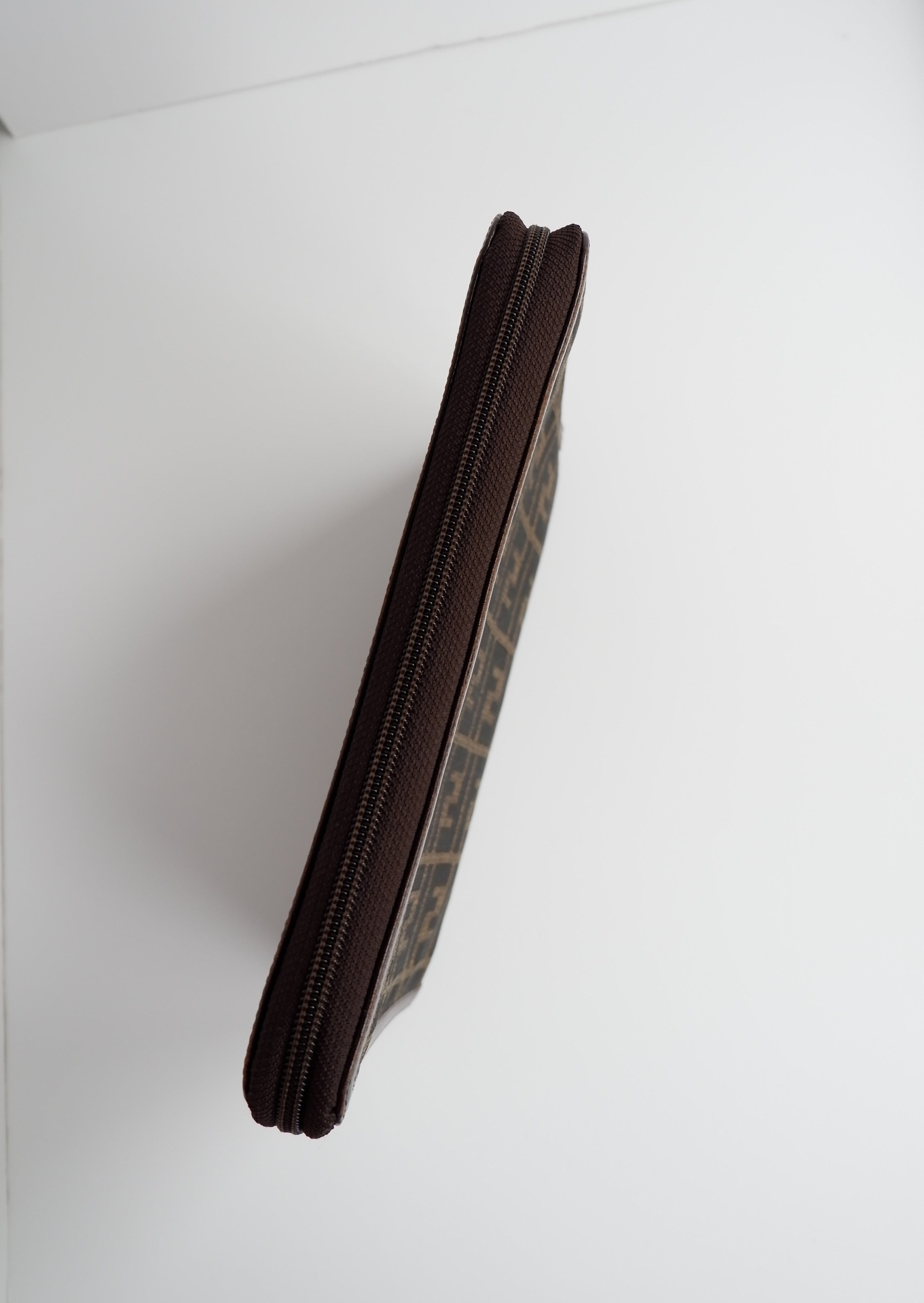 Authentic Preowned Vintage Fendi Zucca Agenda Cover