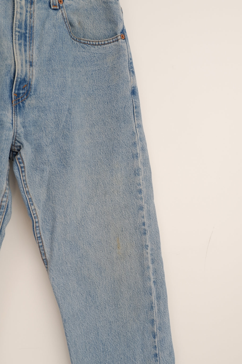 Levis 505 Light Wash Regular Fit Straight Leg Jeans - 34