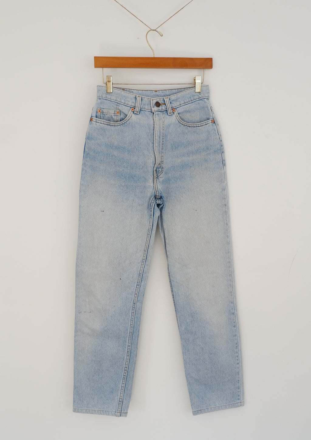 Levis Vintage Light Wash Straight Leg Jeans - 26