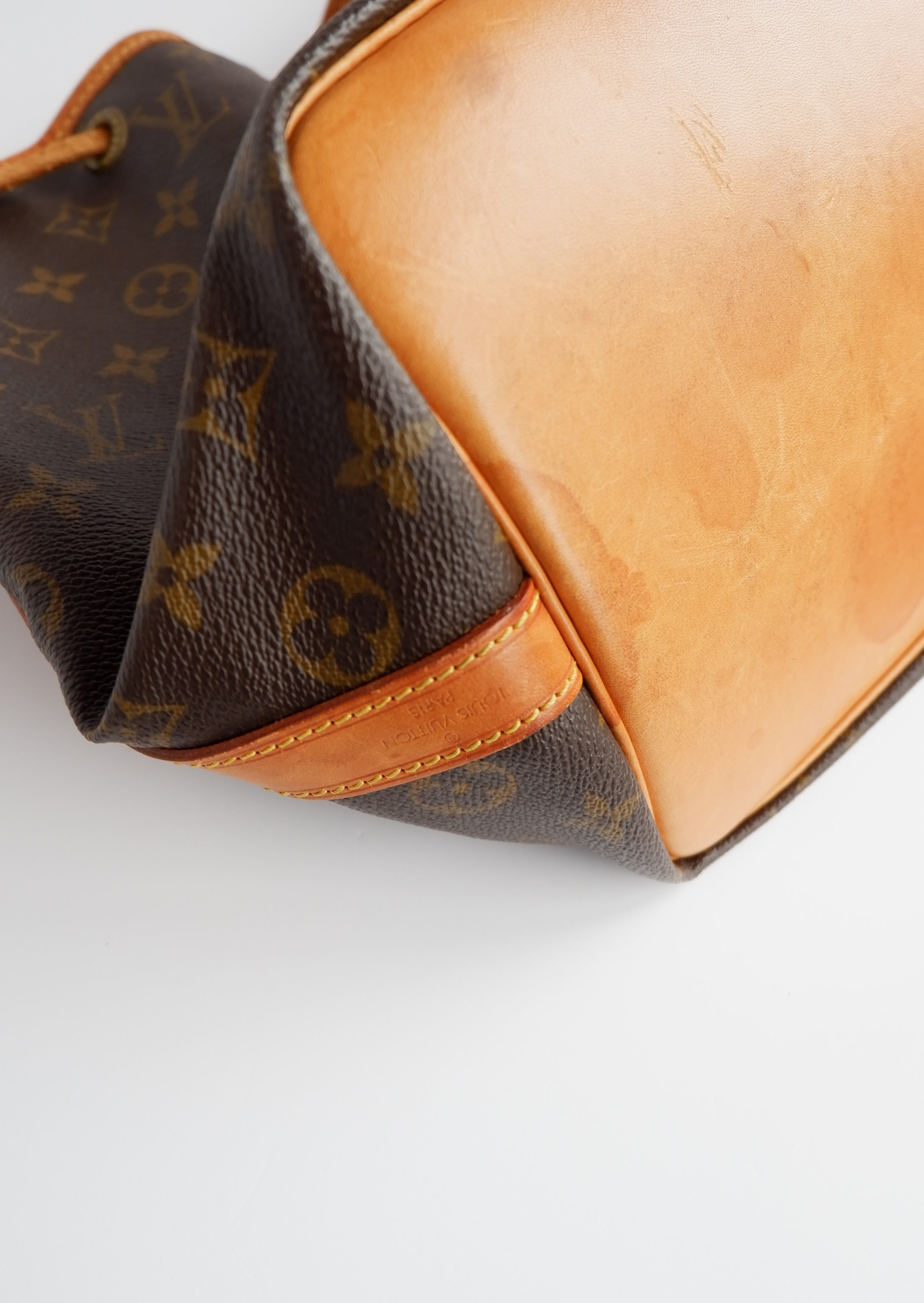 Authentique sac à bandoulière Louis Vuitton Monogram Petit Noe Vintage d'occasion