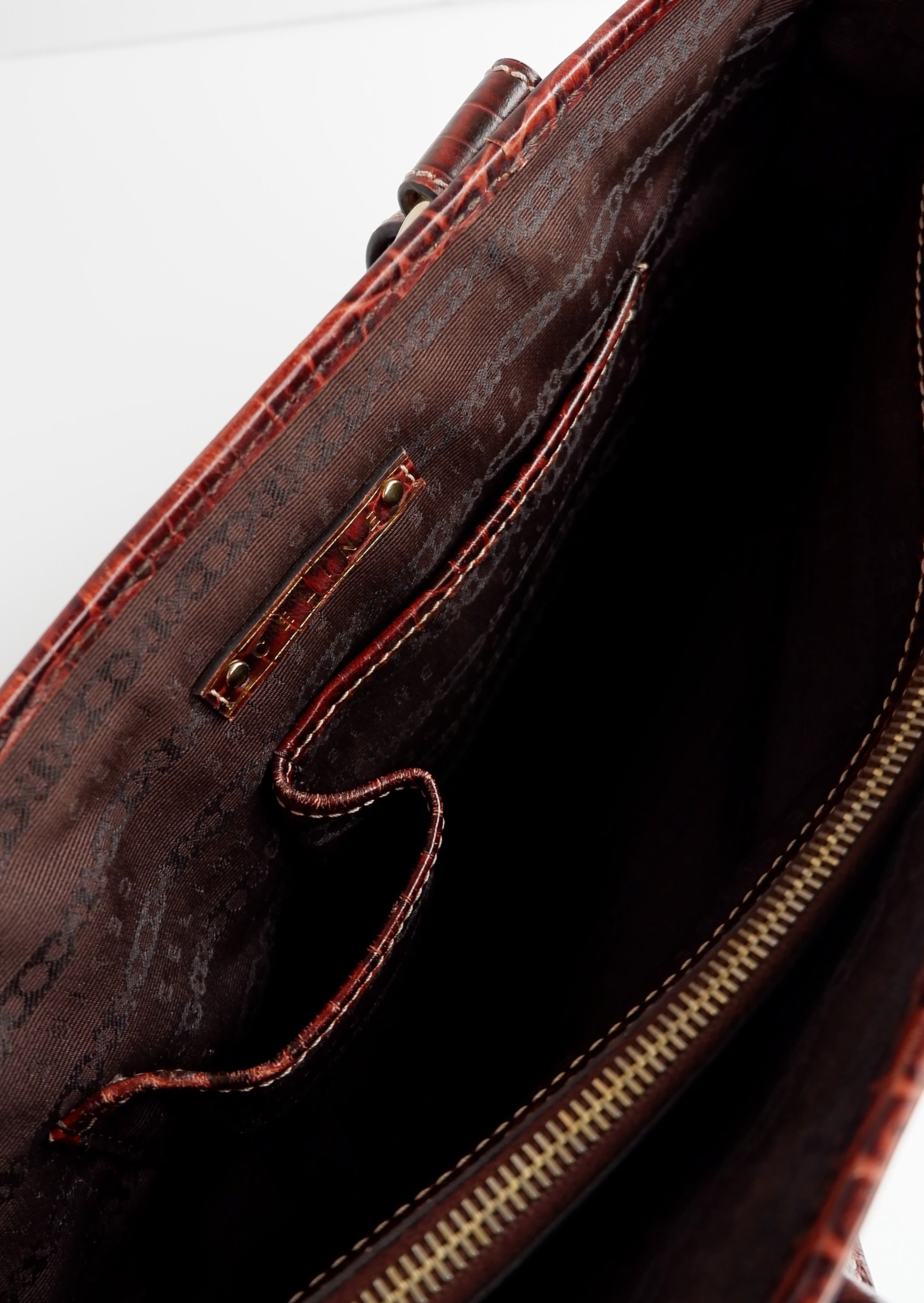 Sac Boogie Celine marron vintage authentique d'occasion