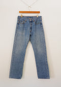 Levis 501 Medium Wash Straight Leg Jeans - 33