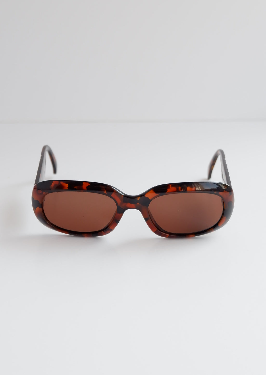 Lunettes de soleil carrées Dior écaille de tortue marron avec logo CD, pré-aimées et authentiques