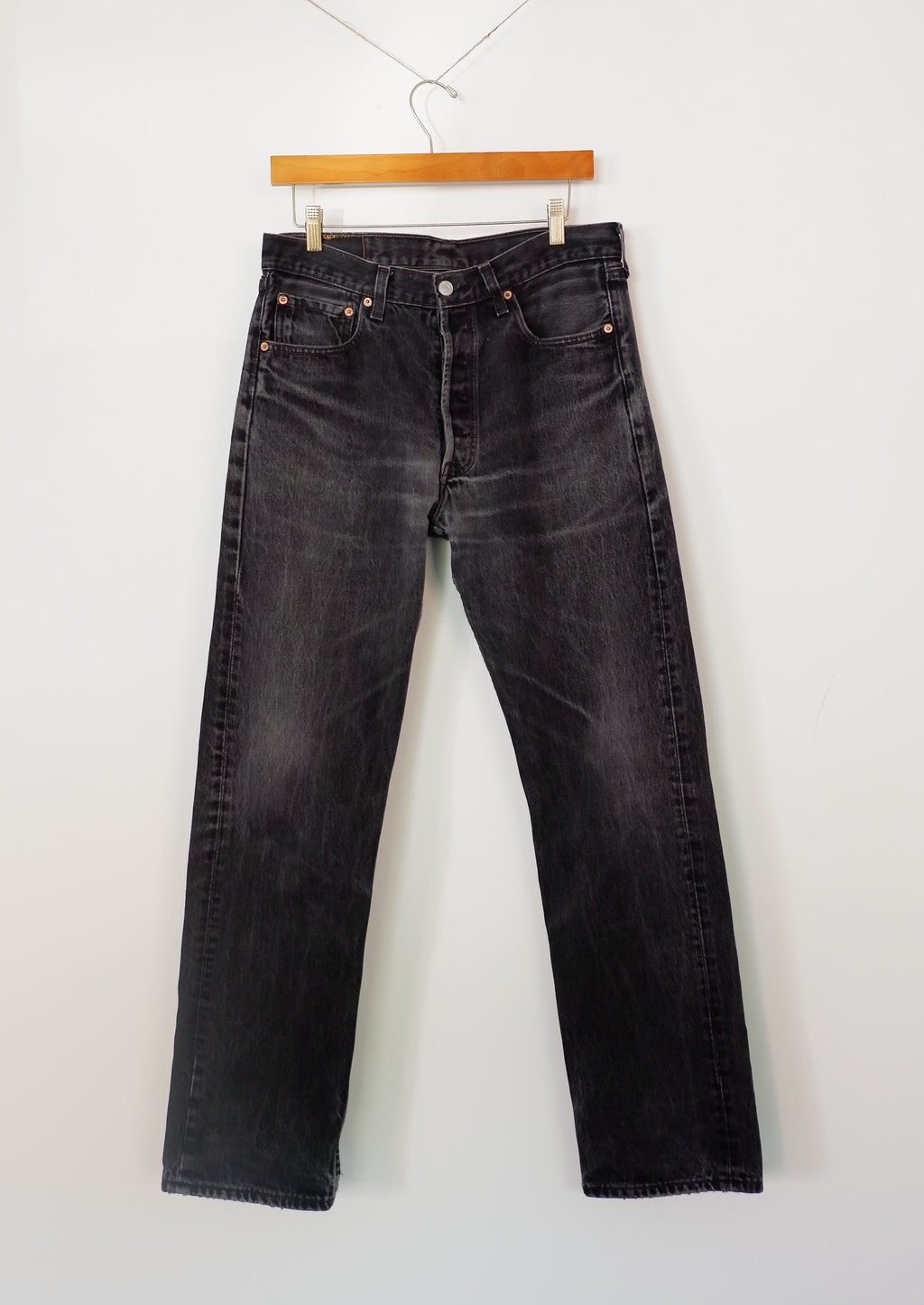 Levis Vintage 501 Jean droit noir - 33