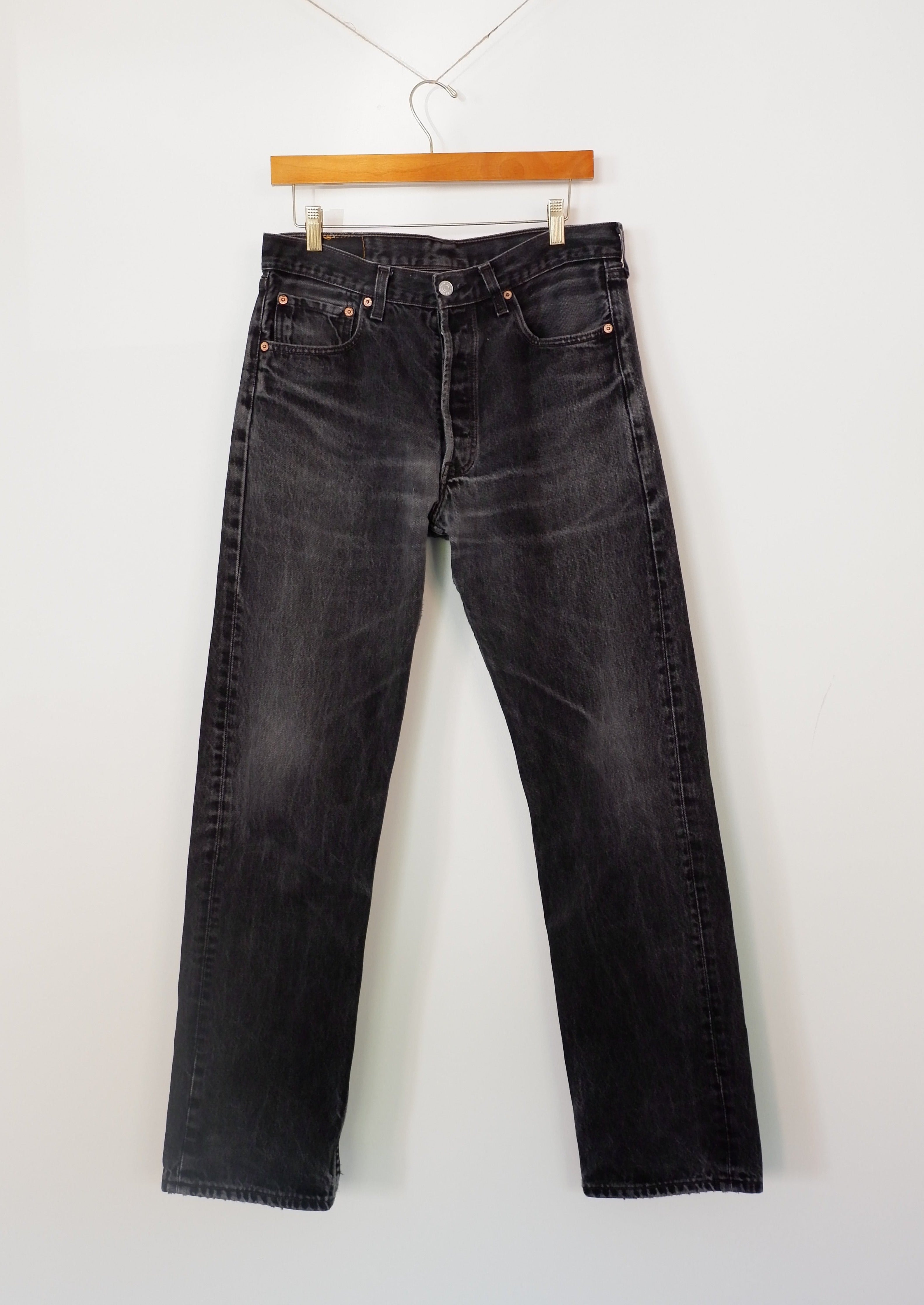 Levis Vintage 501 Jean droit noir - 33