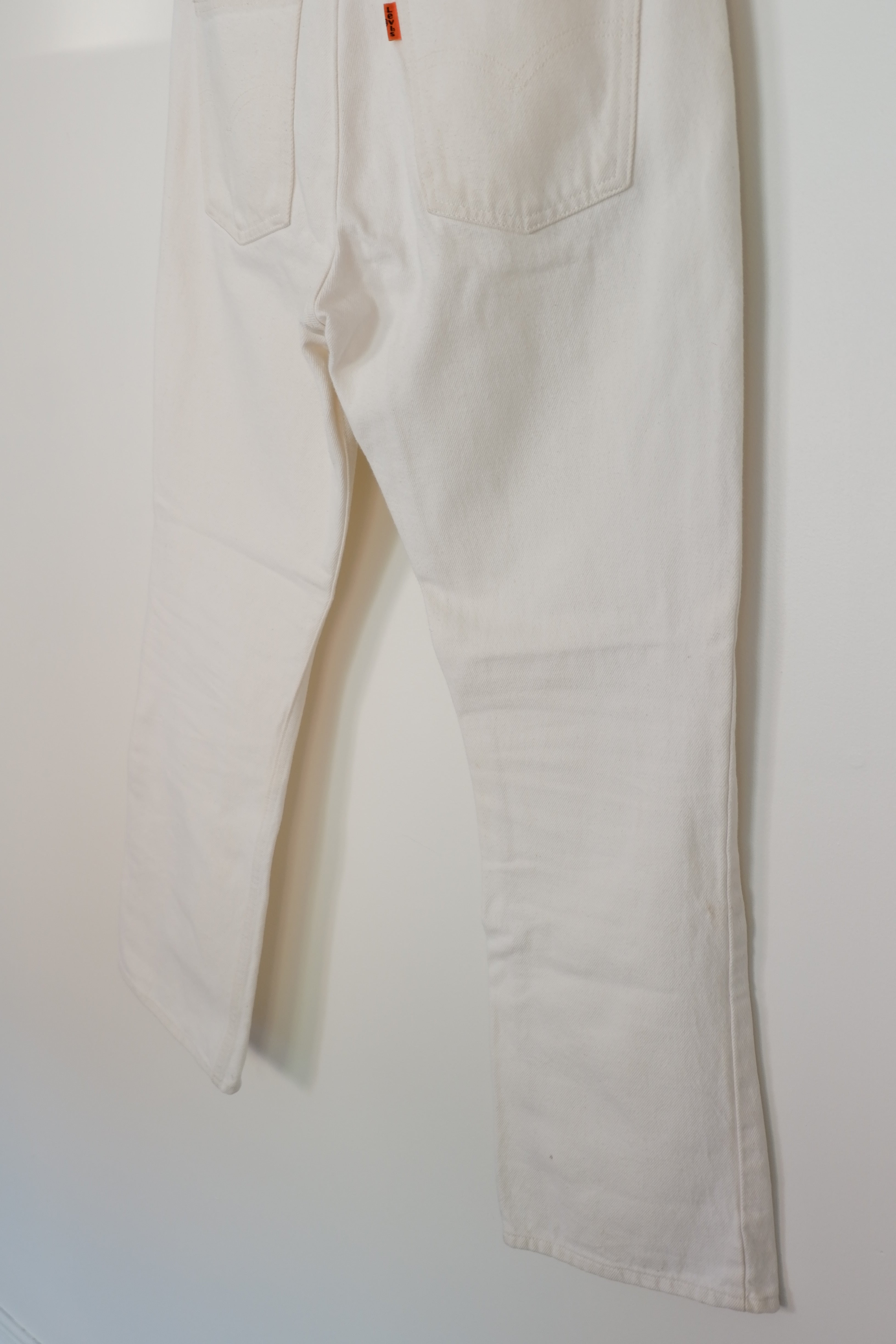 Levis 517 White High Waisted Jeans - 28