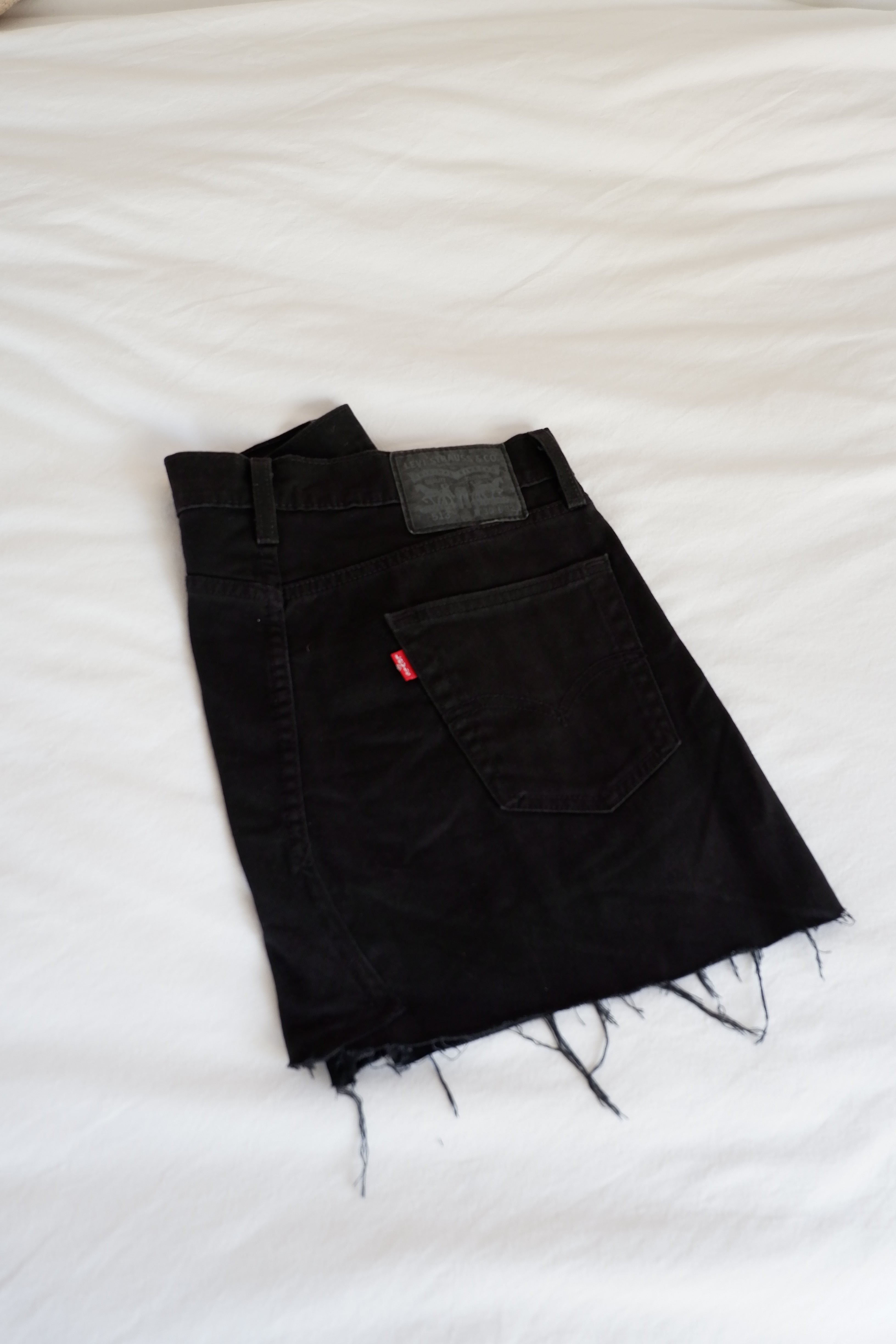 Levis 513 Black Mini Skirt - 30