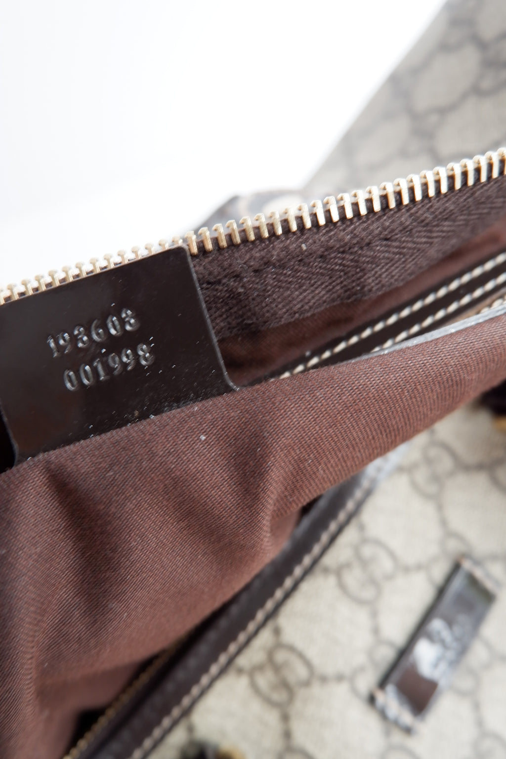 Sac Boston Gucci Joy marron d'occasion authentique
