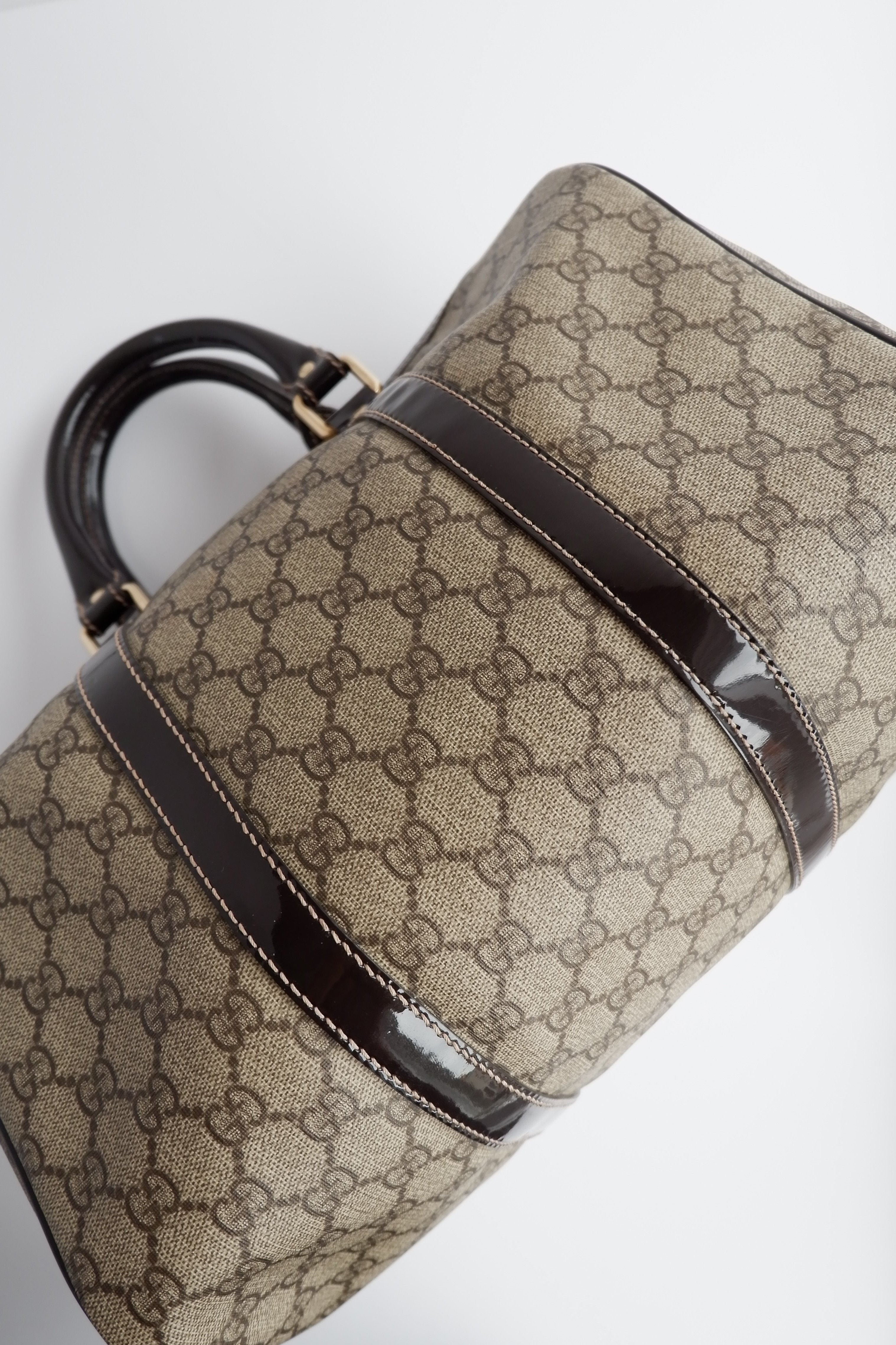 Sac Boston Gucci Joy marron d'occasion authentique