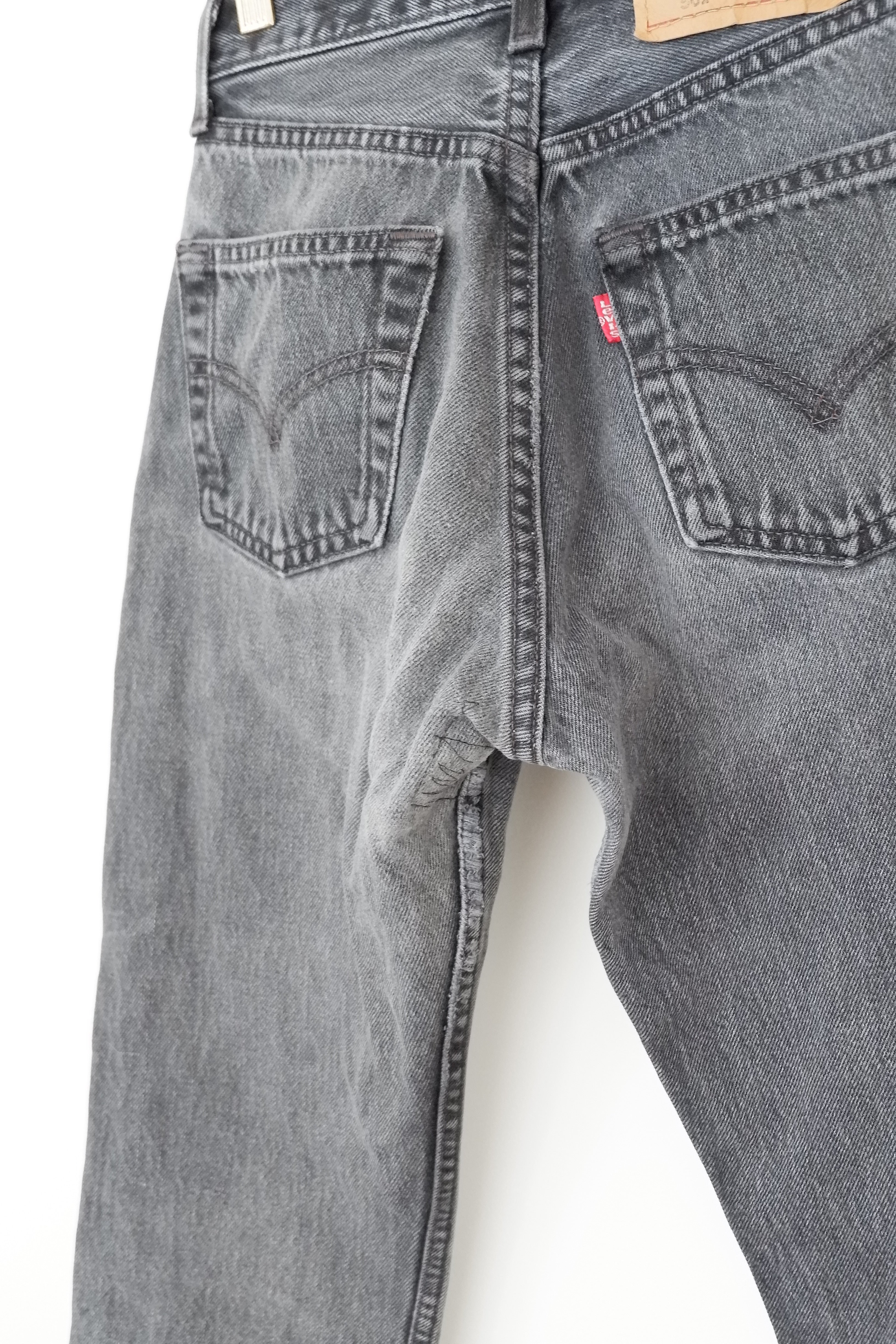 Levis Vintage 501 Black Jeans - 23