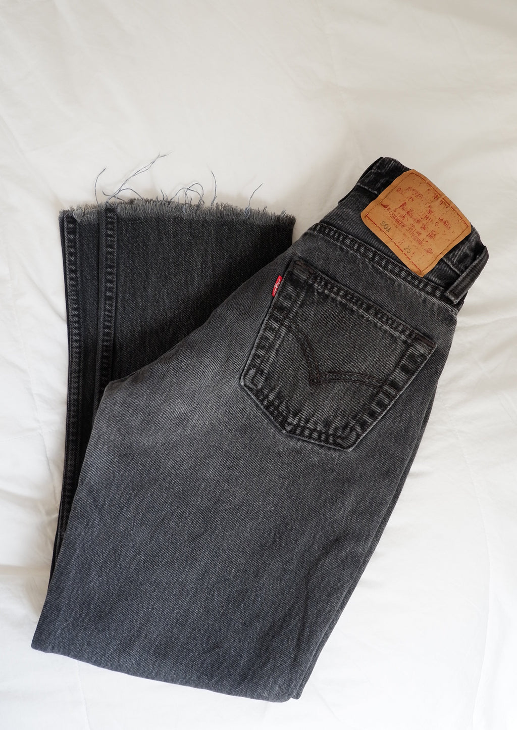 Levis Vintage 501 Black Jeans - 23