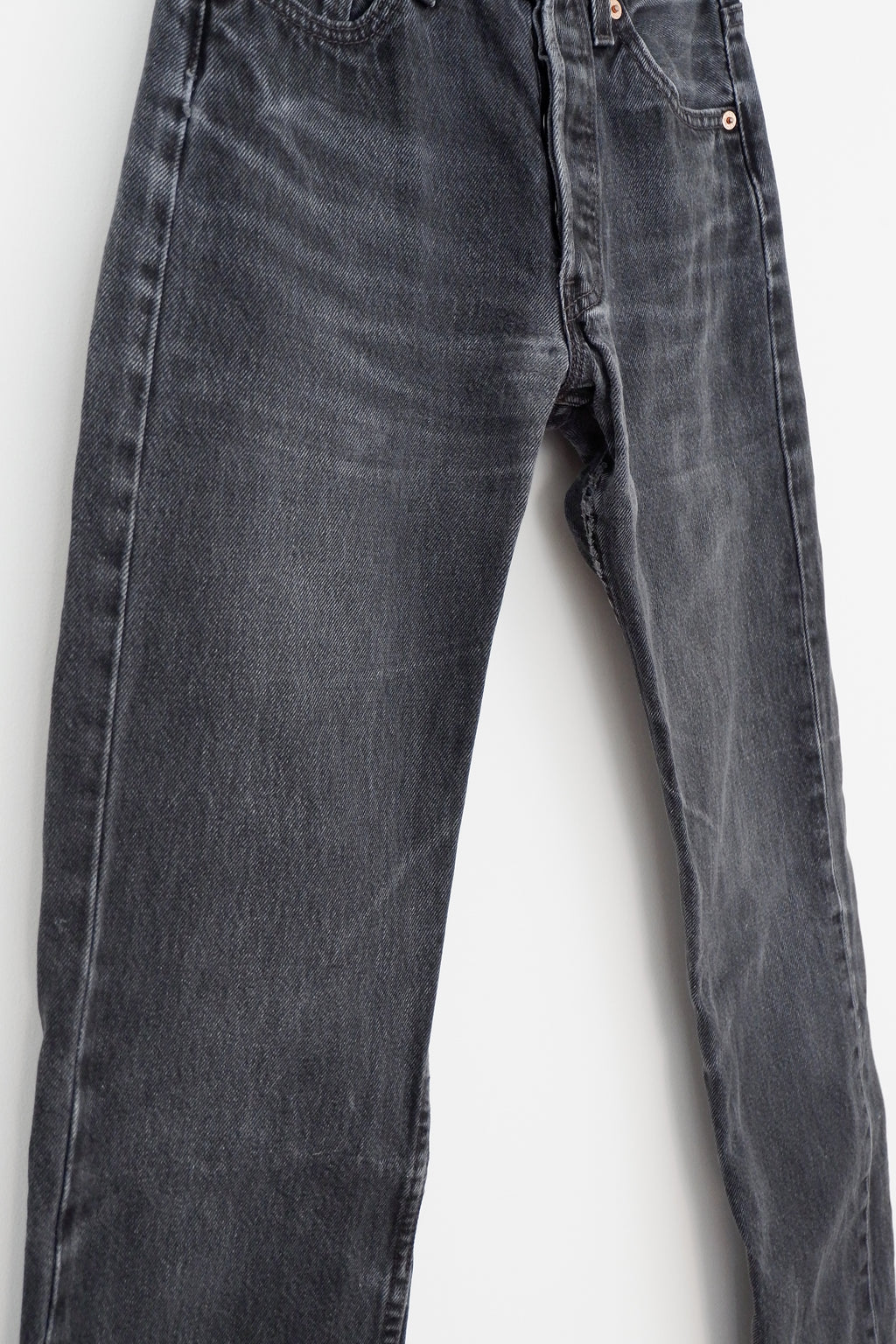 Levis Vintage 501 Black Wash Jeans - 24