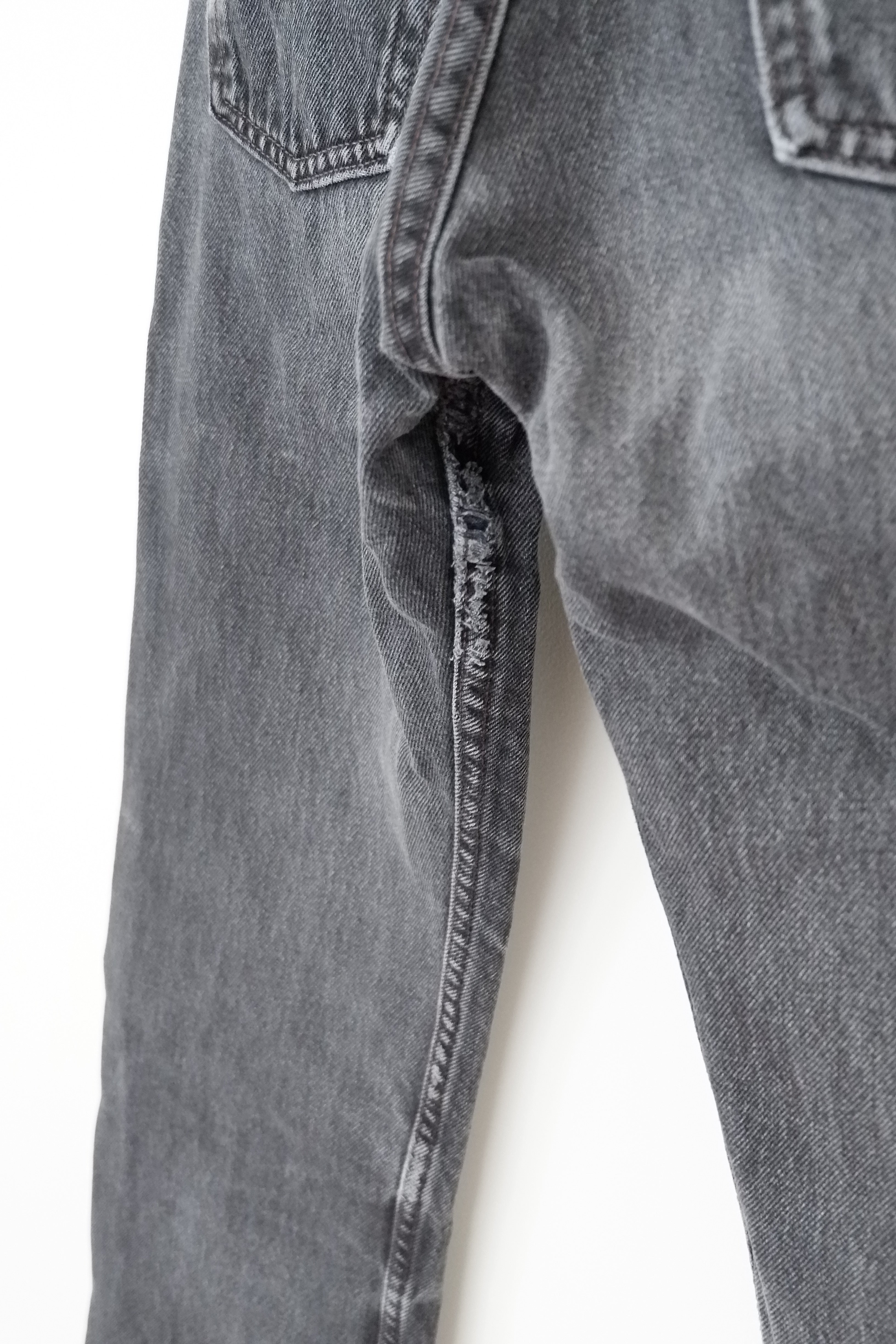 Levis Vintage 501 Black Wash Jeans - 24