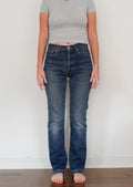 Levis Vintage 501 Medium Dark Wash Jeans - 28