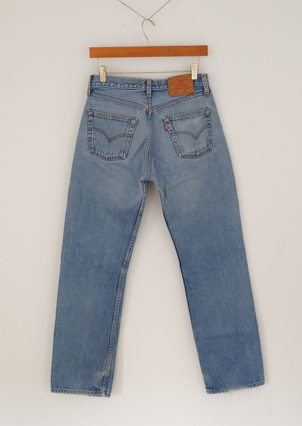 Levis Vintage 501 Medium Light Wash Jeans - 30