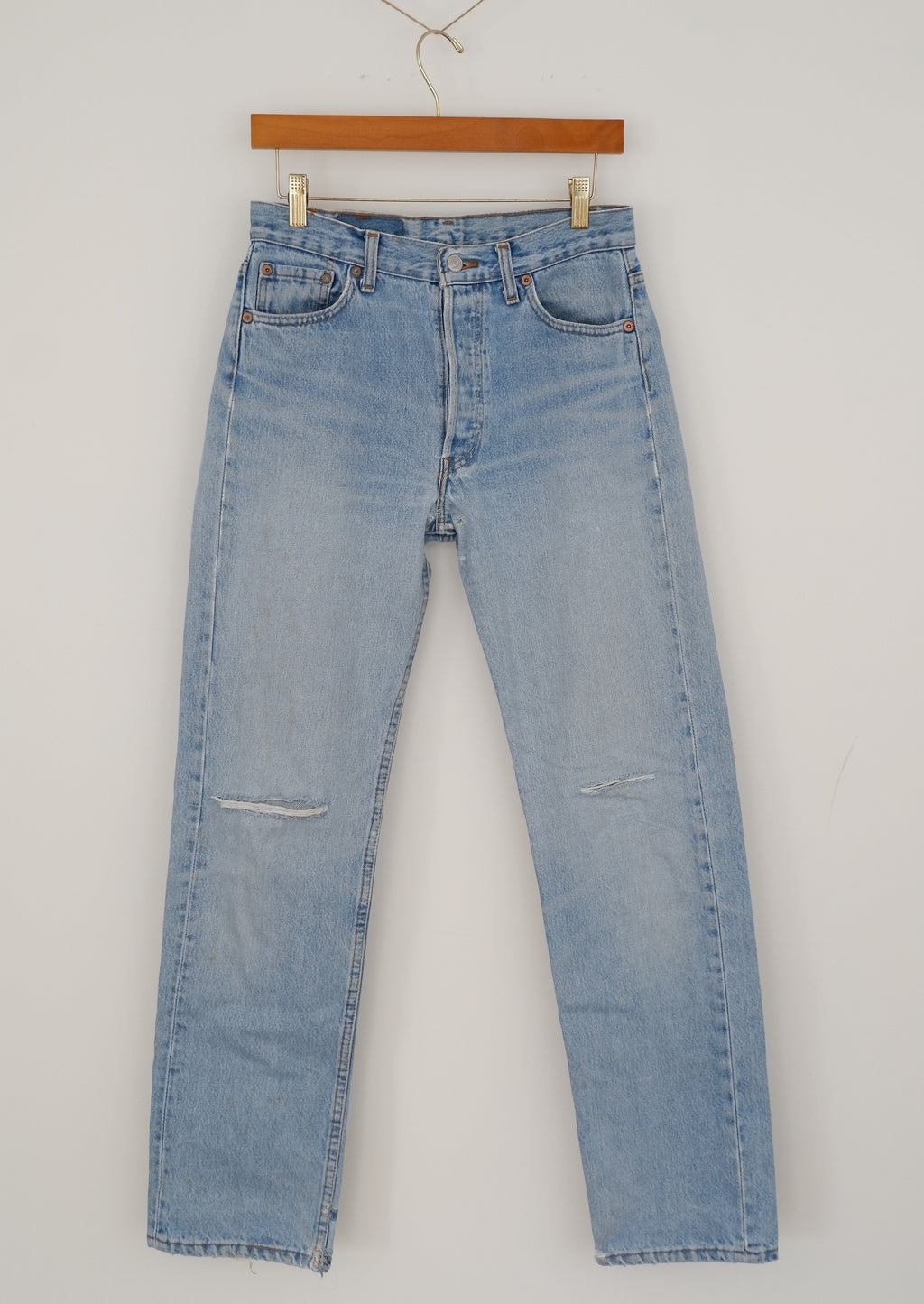 Levis Vintage 501 Light Wash Jeans - 30