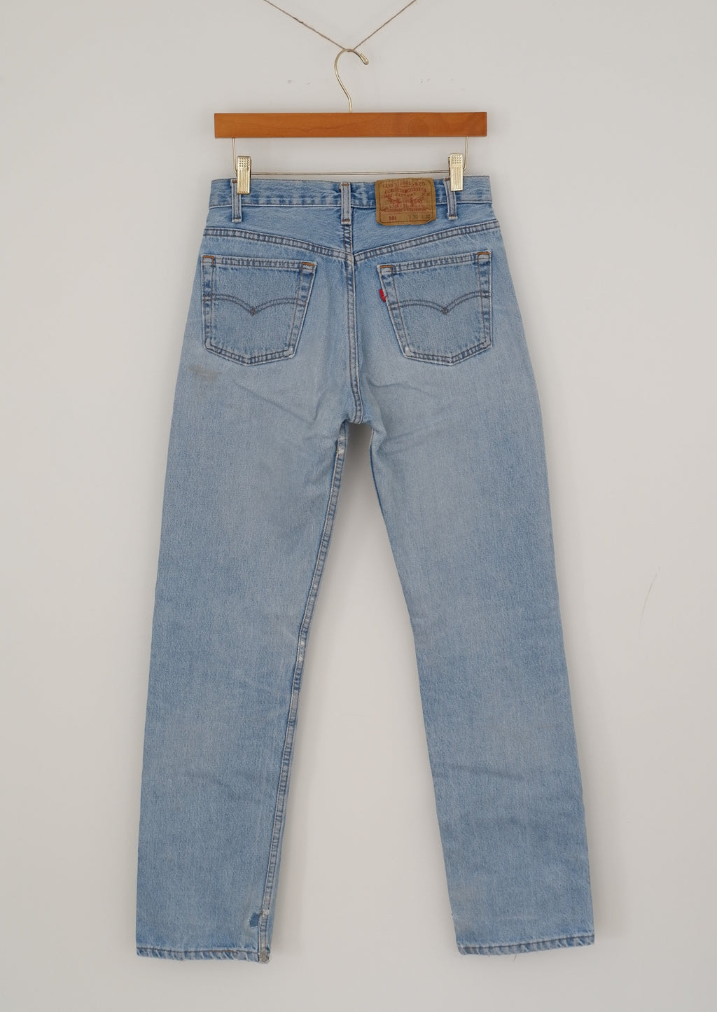 Levis Vintage 501 Light Wash Jeans - 30