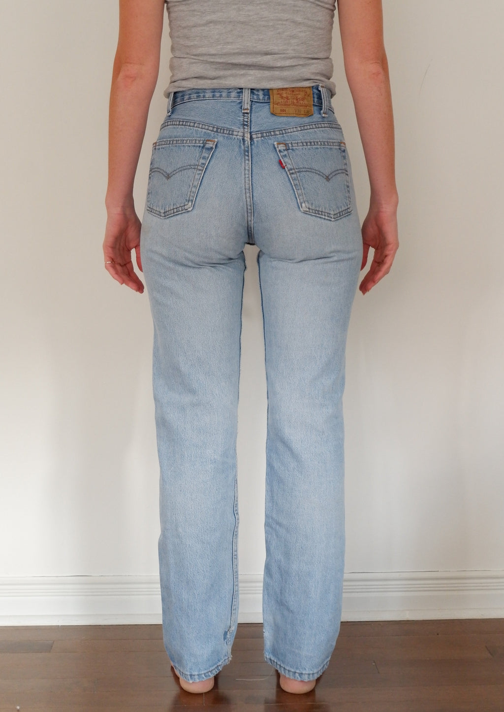 Levis Vintage 501 Light Wash Jeans - 30