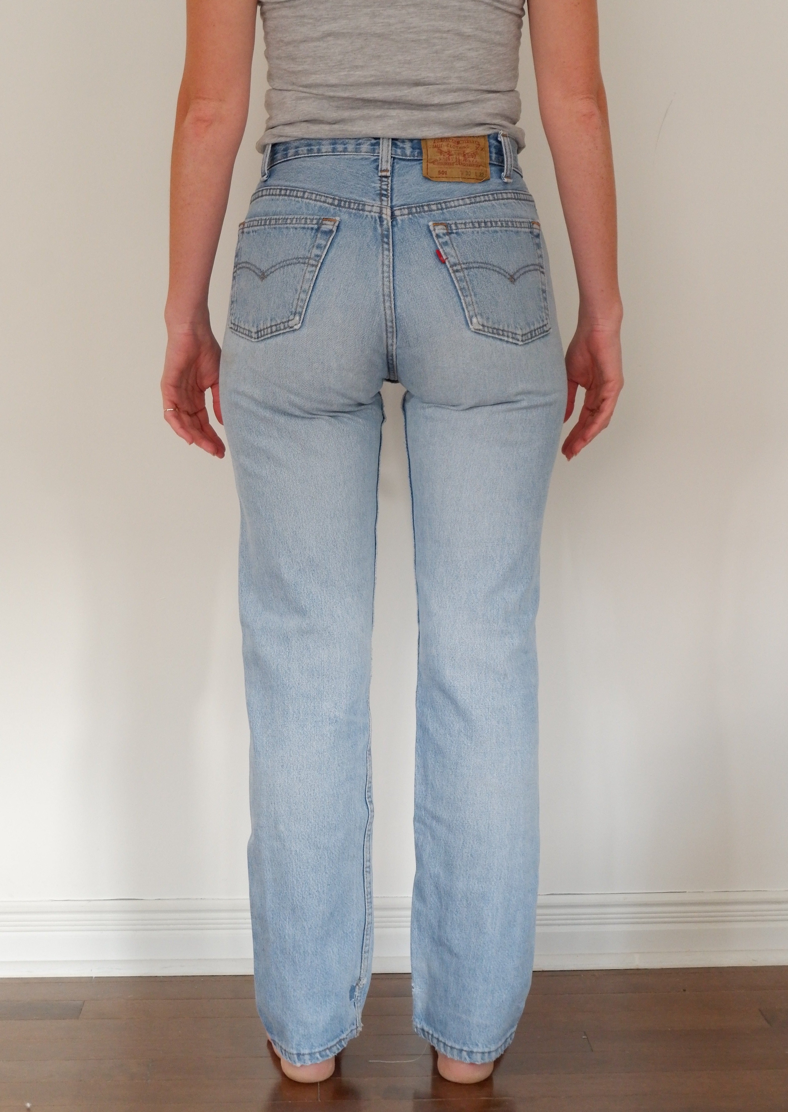Levis Vintage 501 Light Wash Jeans - 30