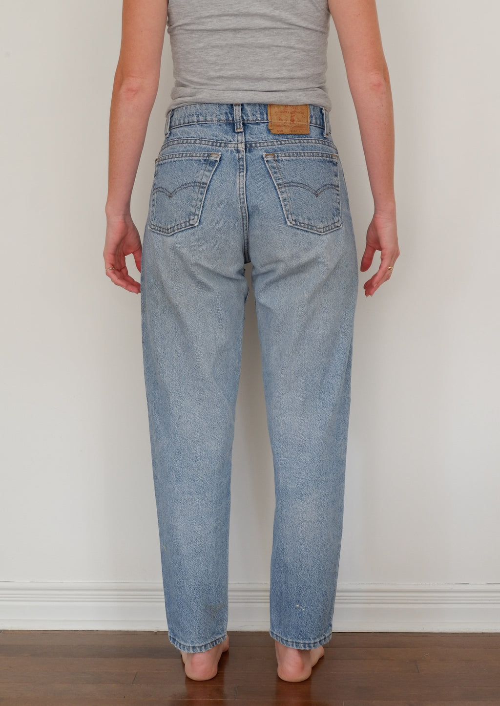 Levis 550 Light Wash Paint Splatter Jeans - 31