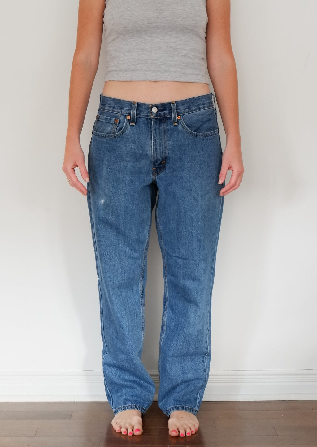 Levis 550 Jean coupe classique à lavage moyen clair - 31