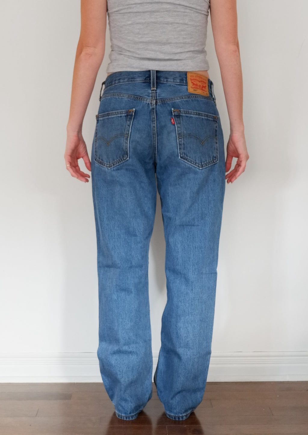 Levis 550 Jean coupe classique à lavage moyen clair - 31