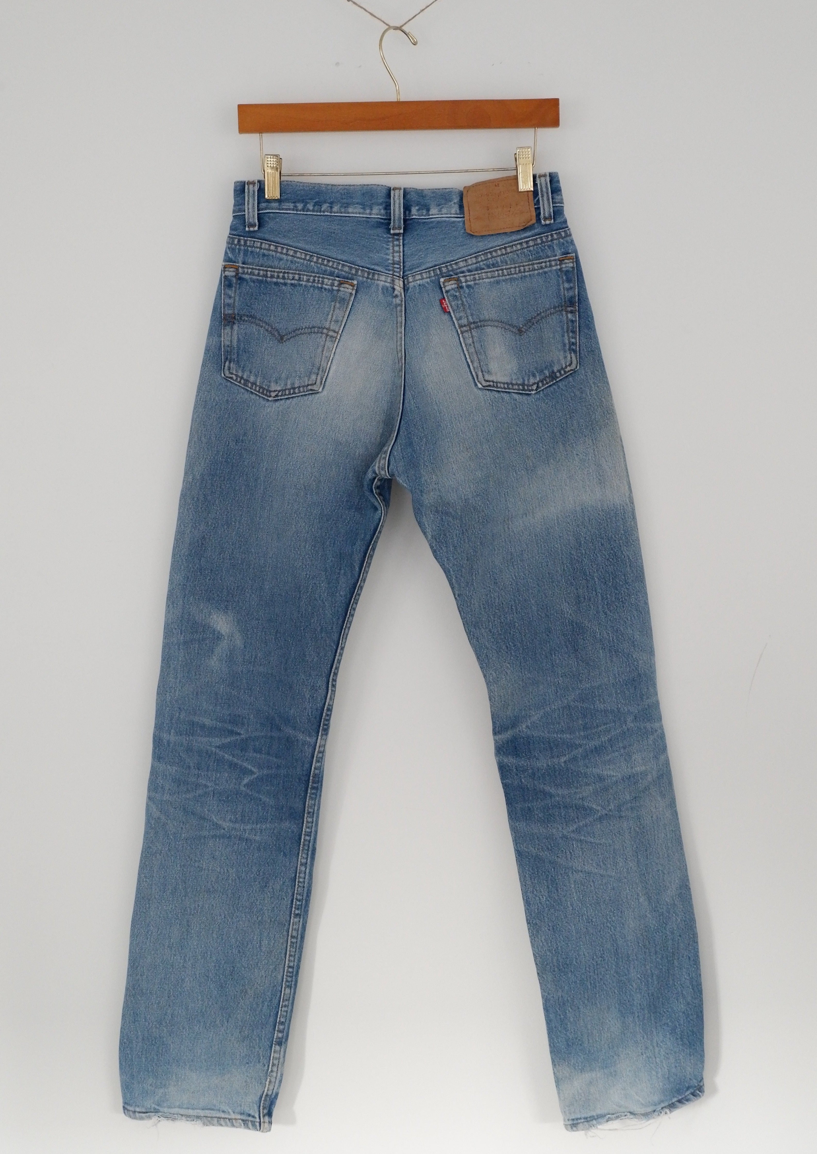 Levis Vintage 501 Medium Light Wash Jeans - 30